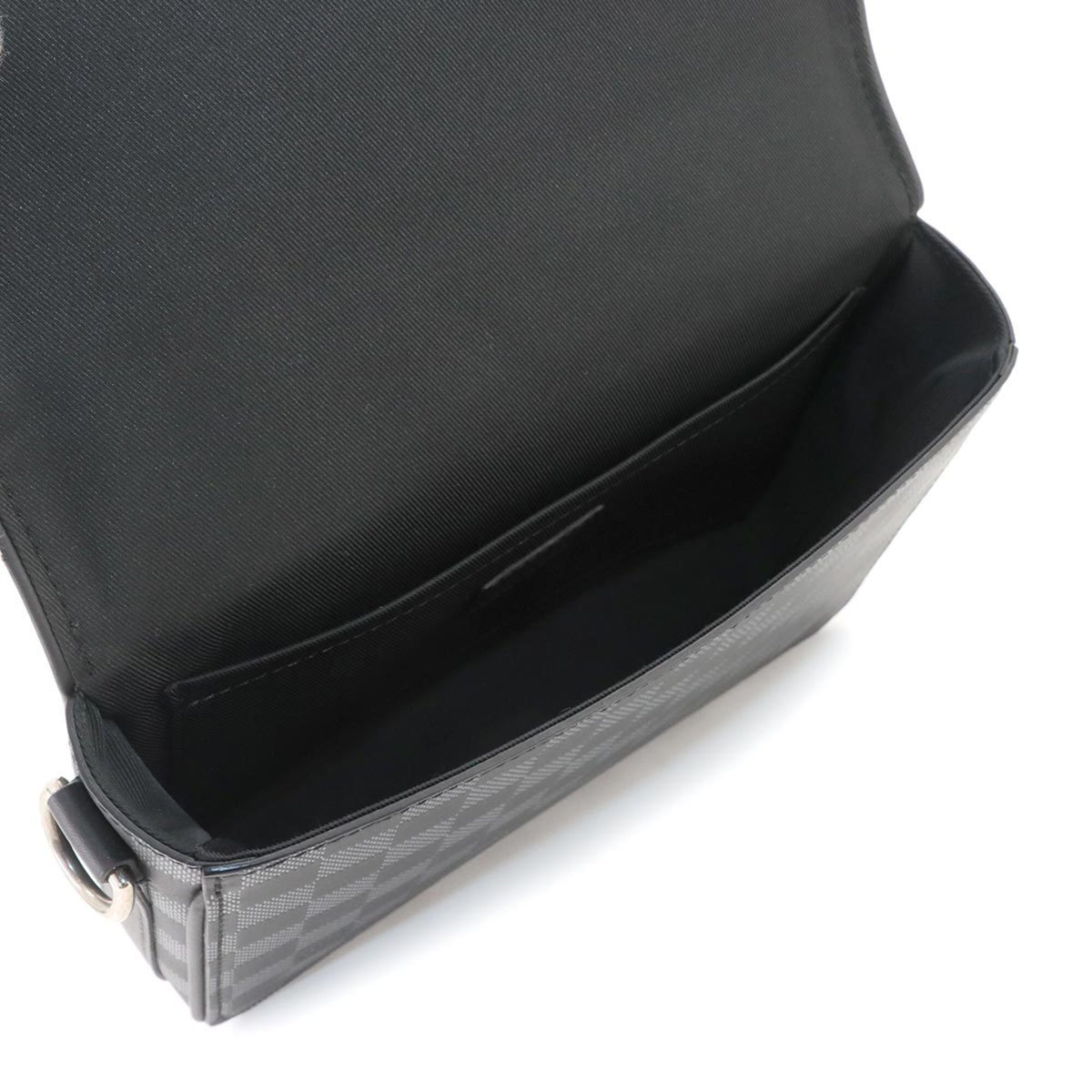 Louis Vuitton Black Damier Canvas Infini Silver Damier Canvas Messenger Bag Shoulder Bag (Pre-Owned)