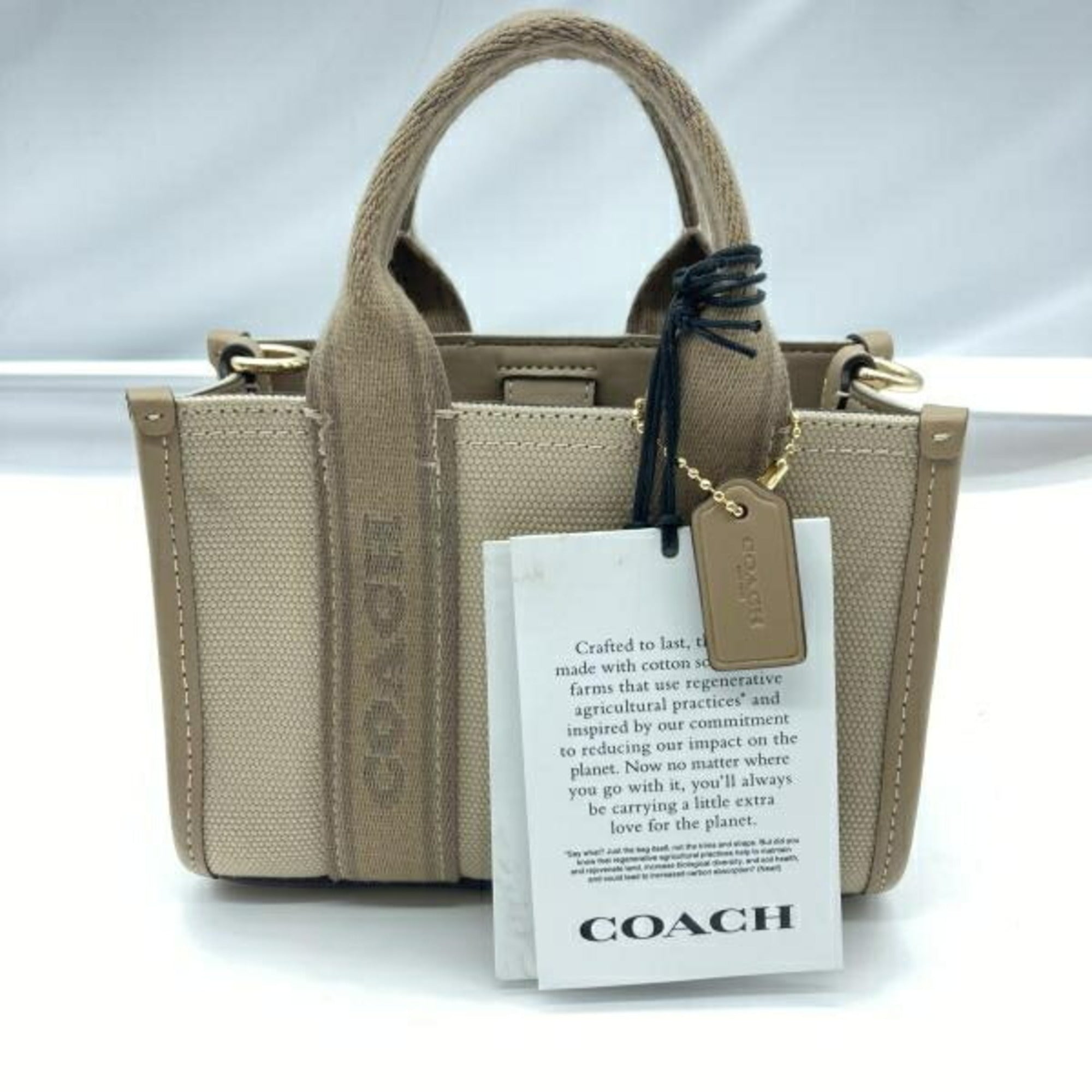 Coach Beige Shoulder Bag (Pre-Owned)