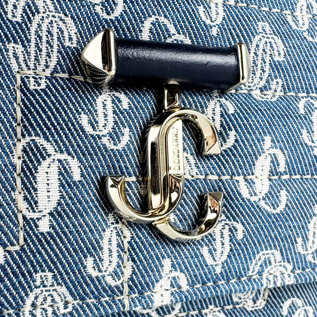 Jimmy Choo Blue Denim Shoulder Bag (Pre-Owned)