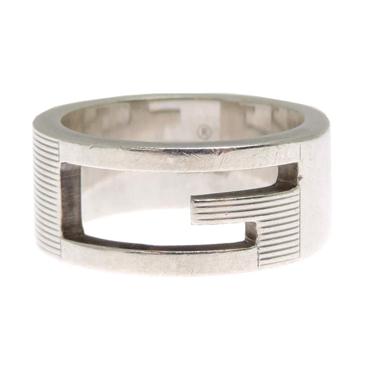 Gucci Silver 925 Band Ring (Pre-Owned)