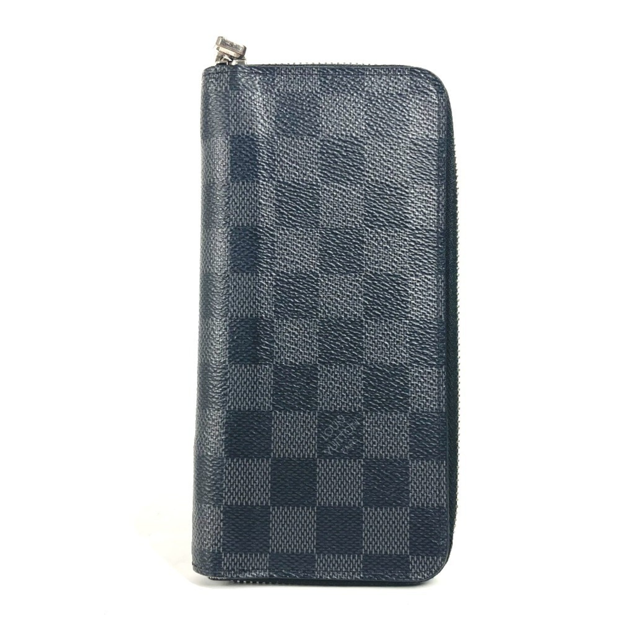 Louis Vuitton Black Damier Graphite Long Wallet (Bi-Fold) (Pre-Owned)