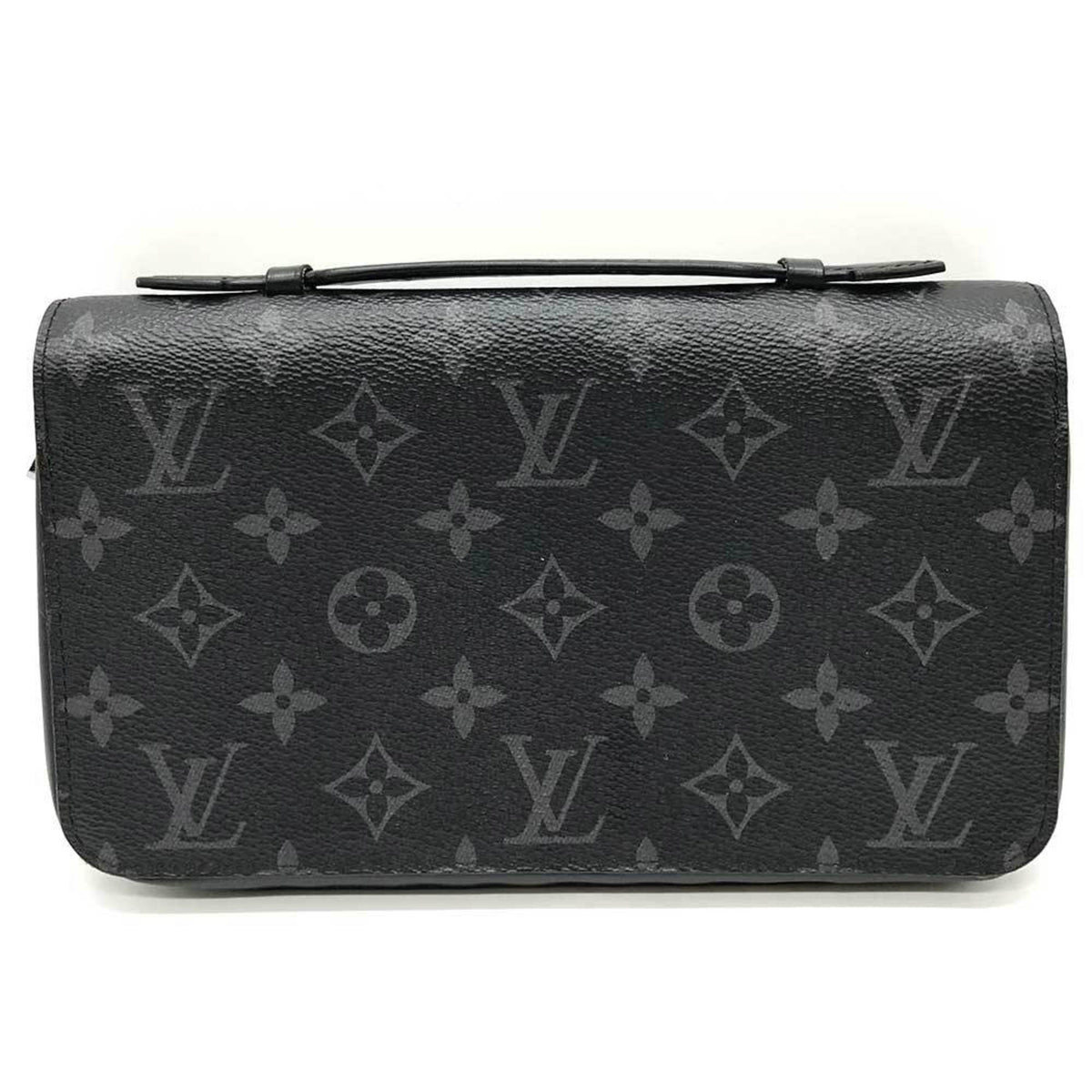 Louis Vuitton Monogram Eclipse Black Monogram Eclipse Long Wallet (Bi-Fold) (Pre-Owned)