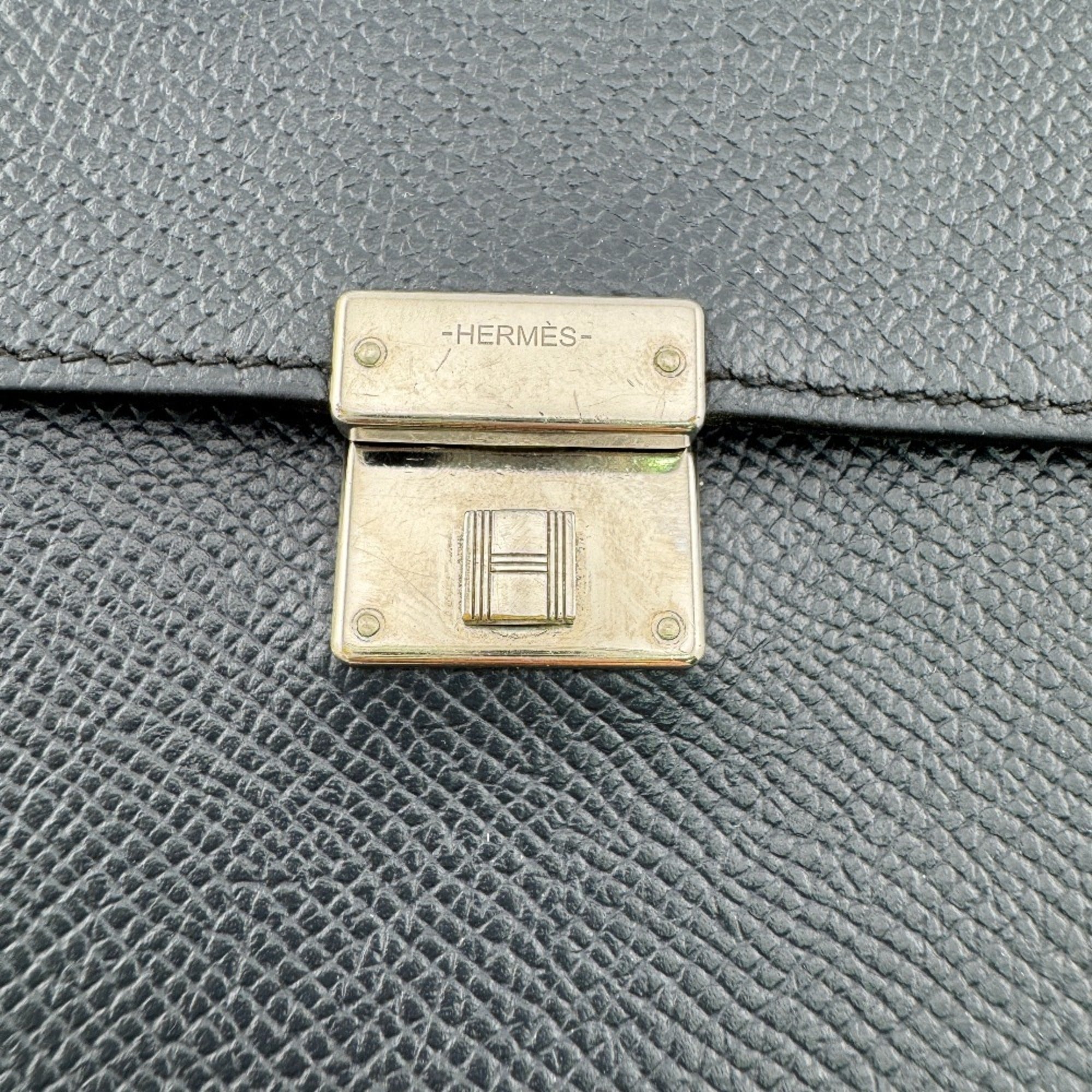 Hermes Blue Indigo Epsom Leather Wallet (Tri-Fold) (Pre-Owned)