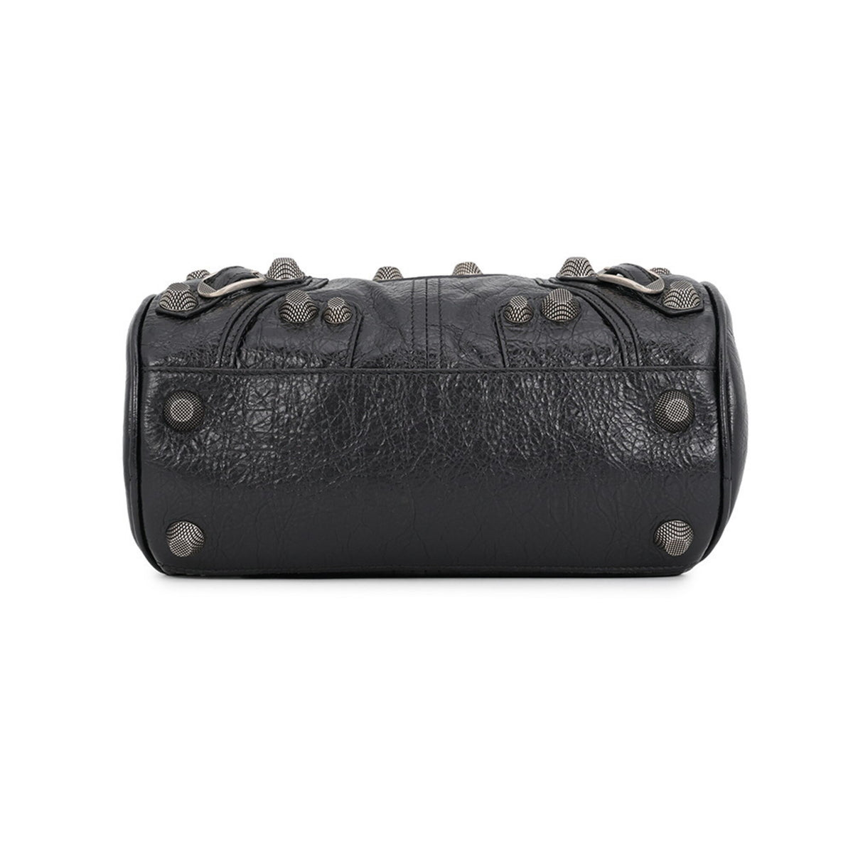 Balenciaga Black Leather Handbag Shoulder Bag (Pre-Owned)