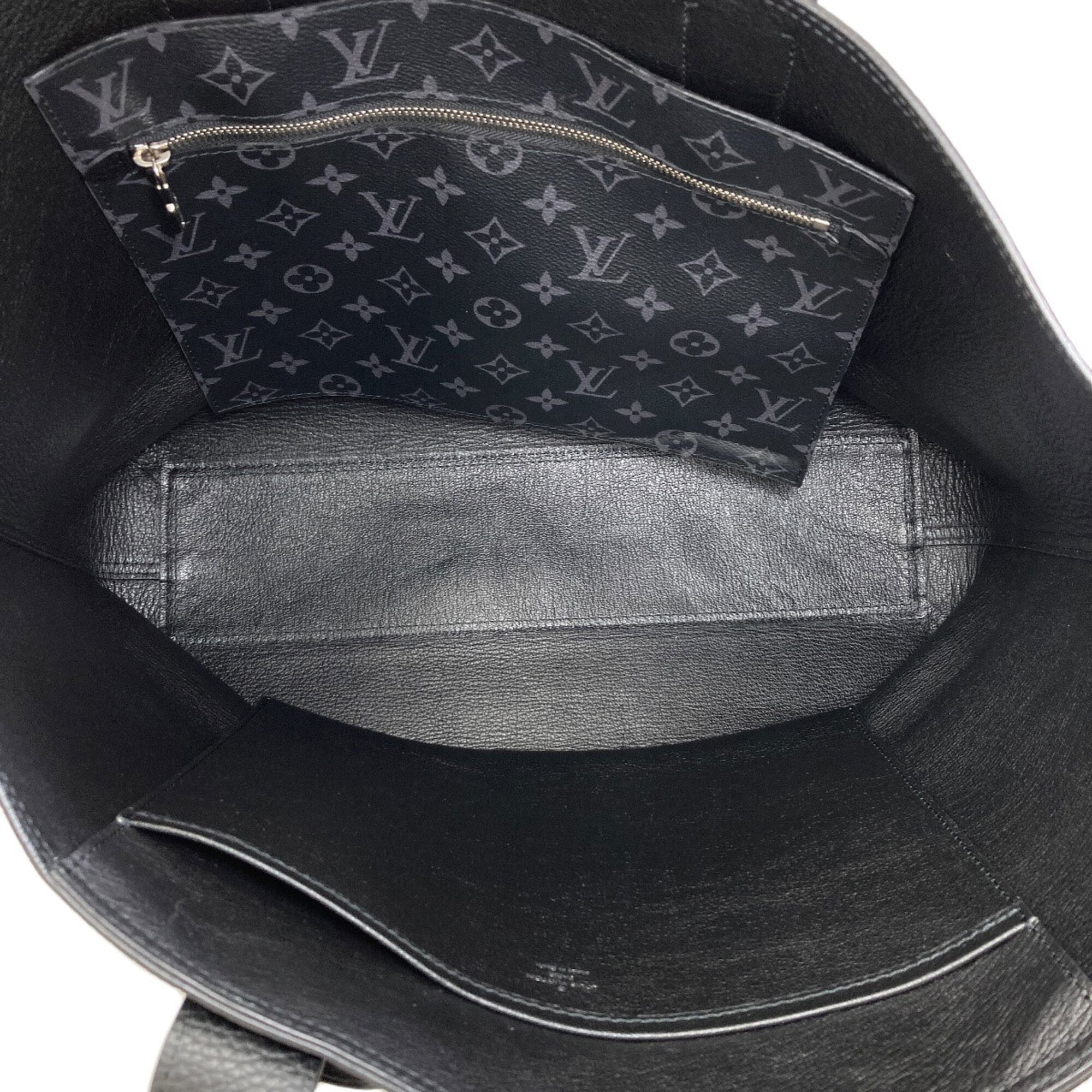 Louis Vuitton Taurillon Black Leather Tote Bag (Pre-Owned)