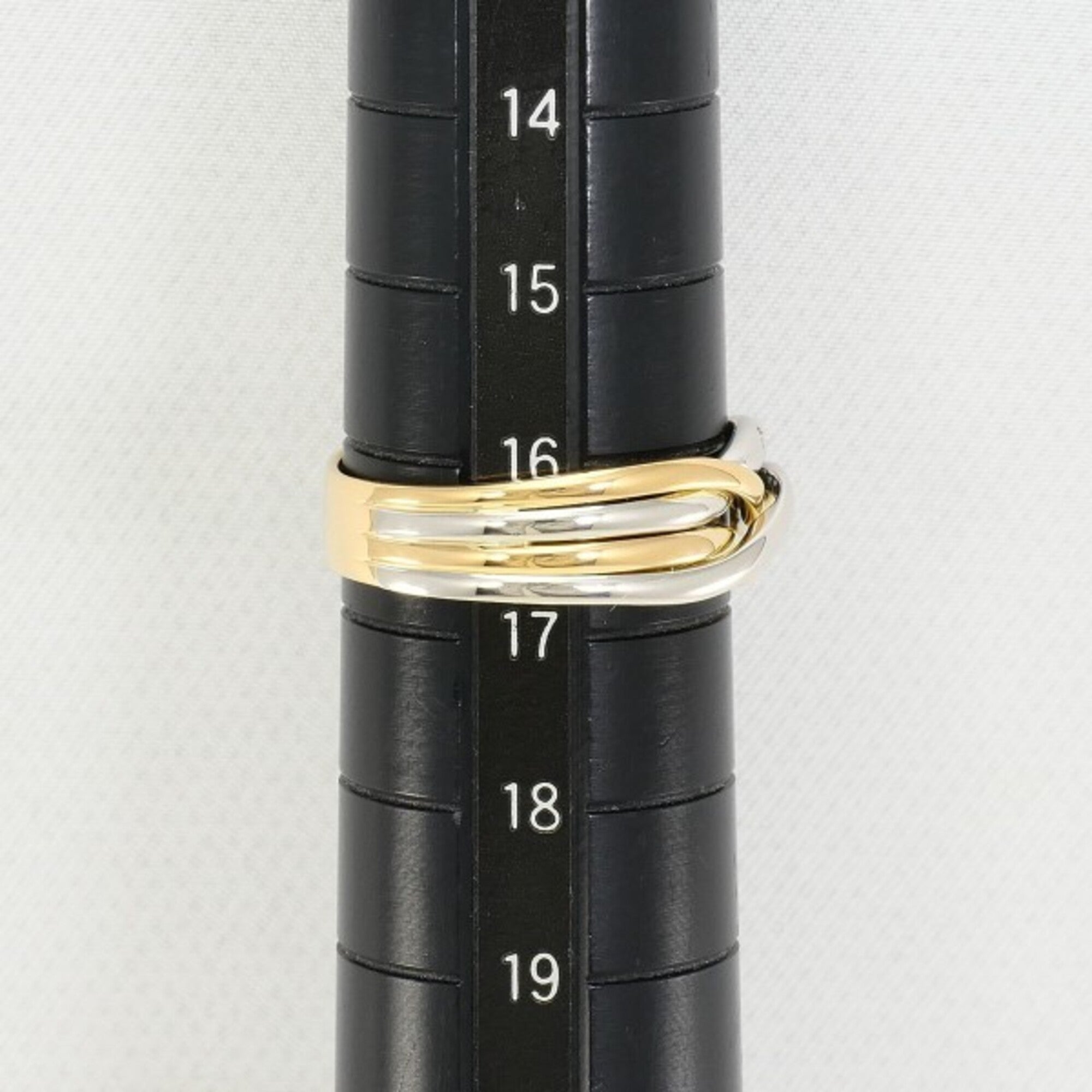 Unbranded Platinum Yellow Gold Yellow Gold (18K) Platinum 900 Band Ring (Pre-Owned)