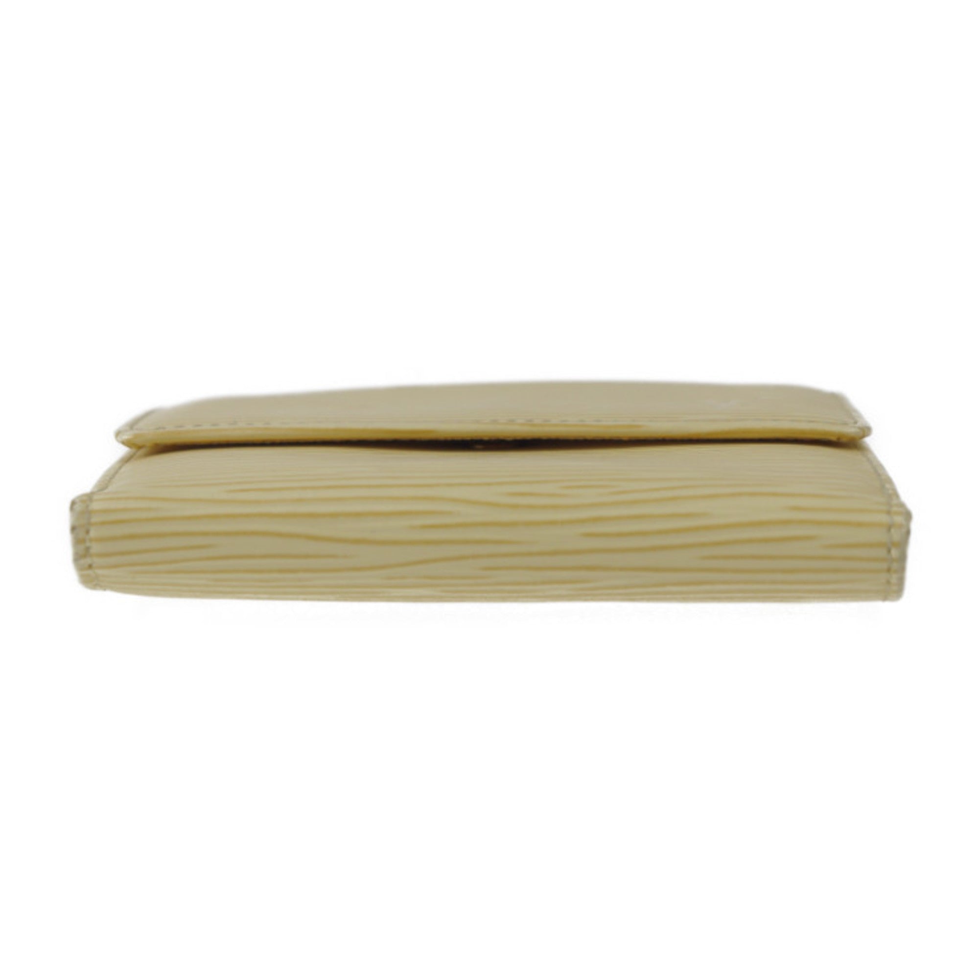 Louis Vuitton Epi Cream Yellow Epi Leather Wallet (Tri-Fold) (Pre-Owned)