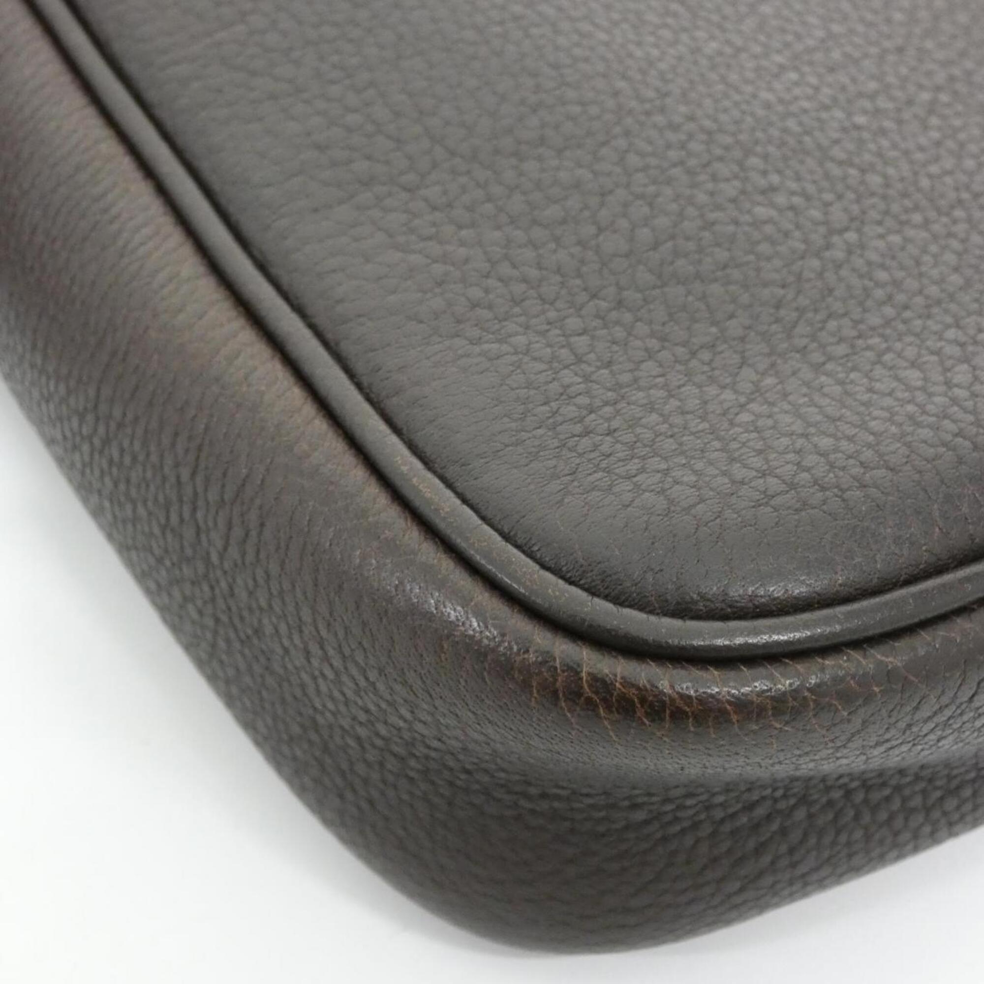 Loewe Dark Brown Leather Shoulder Bag (Pre-Owned)