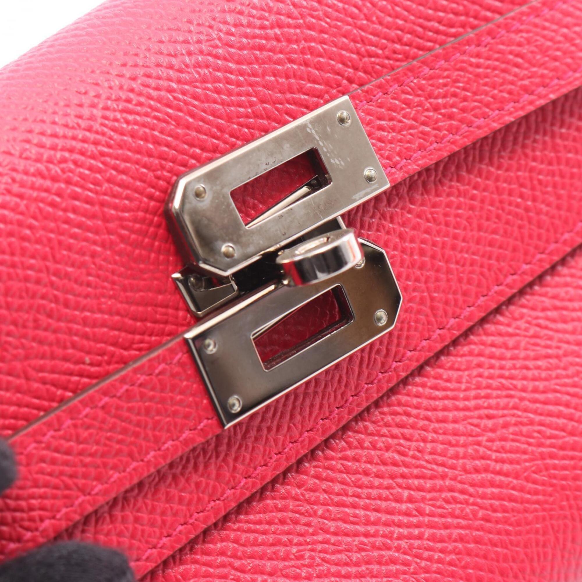 Hermes Pink Epsom Leather Wallet (Tri-Fold) (Pre-Owned)
