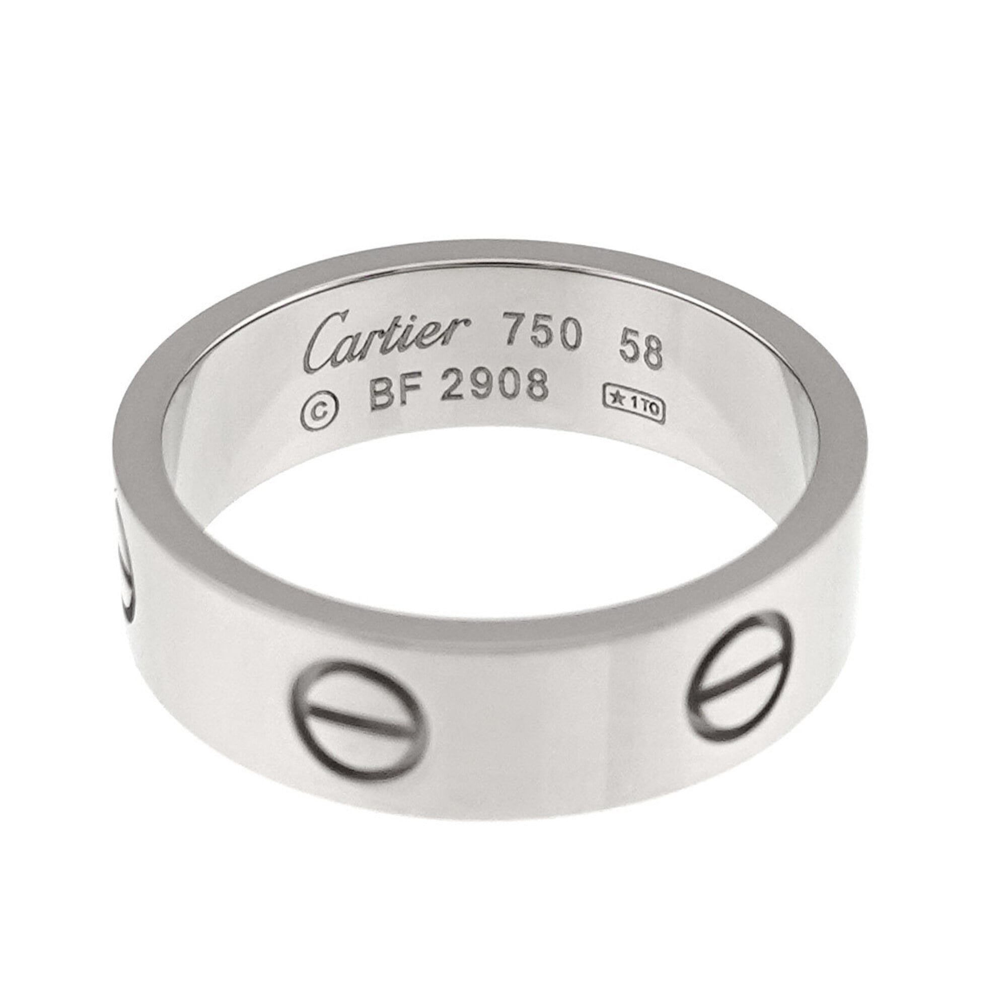 Cartier White Gold (18K) Band Ring (Pre-Owned)