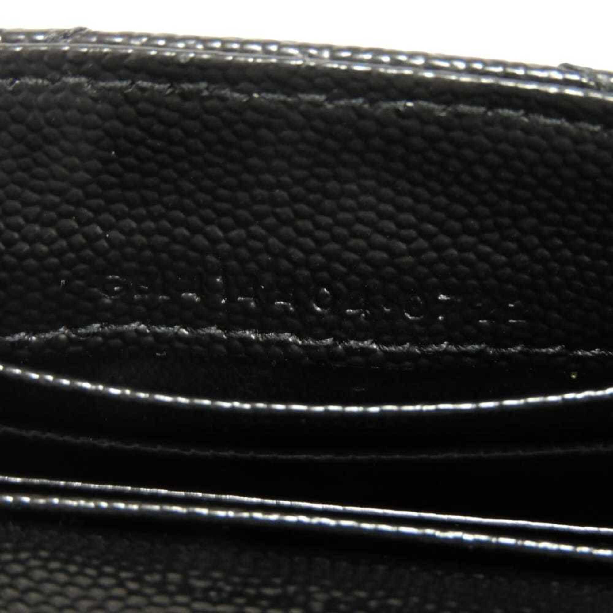 Yves Saint Laurent Black Leather Bill Wallet (Bi-Fold) (Pre-Owned)