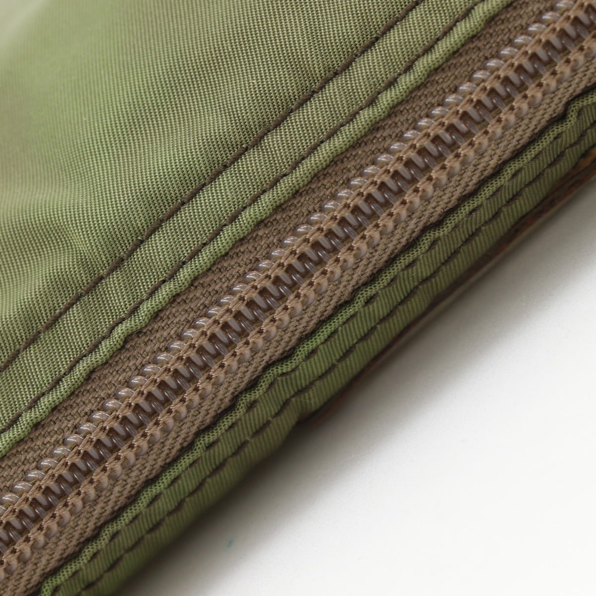 Prada Khaki Nylon Pouch (Pre-Owned)