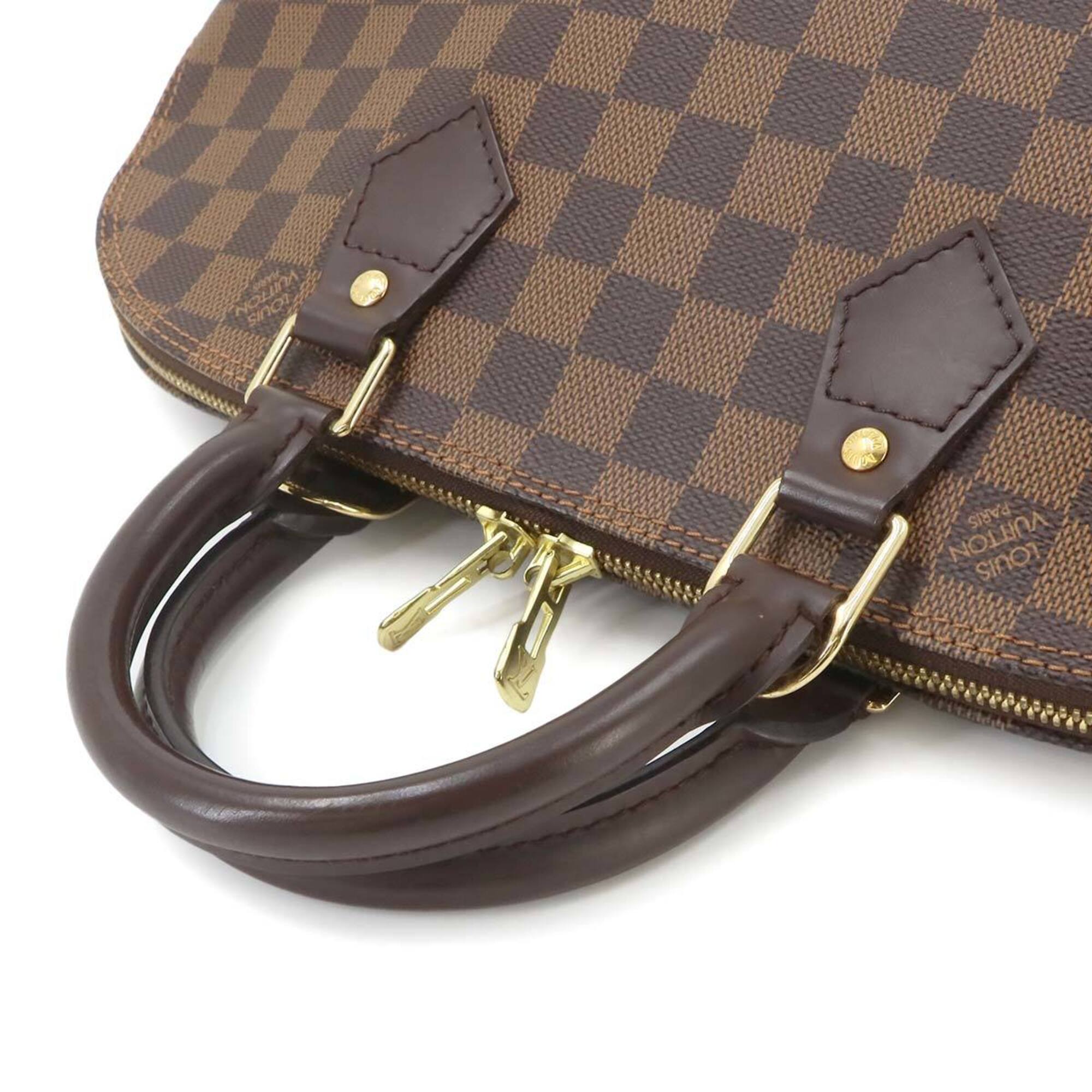 Louis Vuitton Brown Damier Canvas Ebene Damier Canvas Handbag (Pre-Owned)