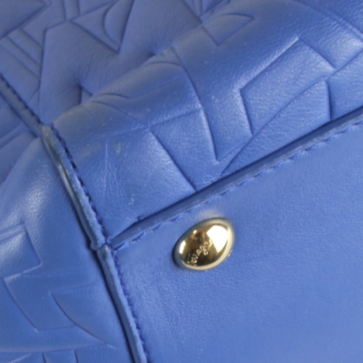 Salvatore Ferragamo Blue Leather Tote Bag (Pre-Owned)