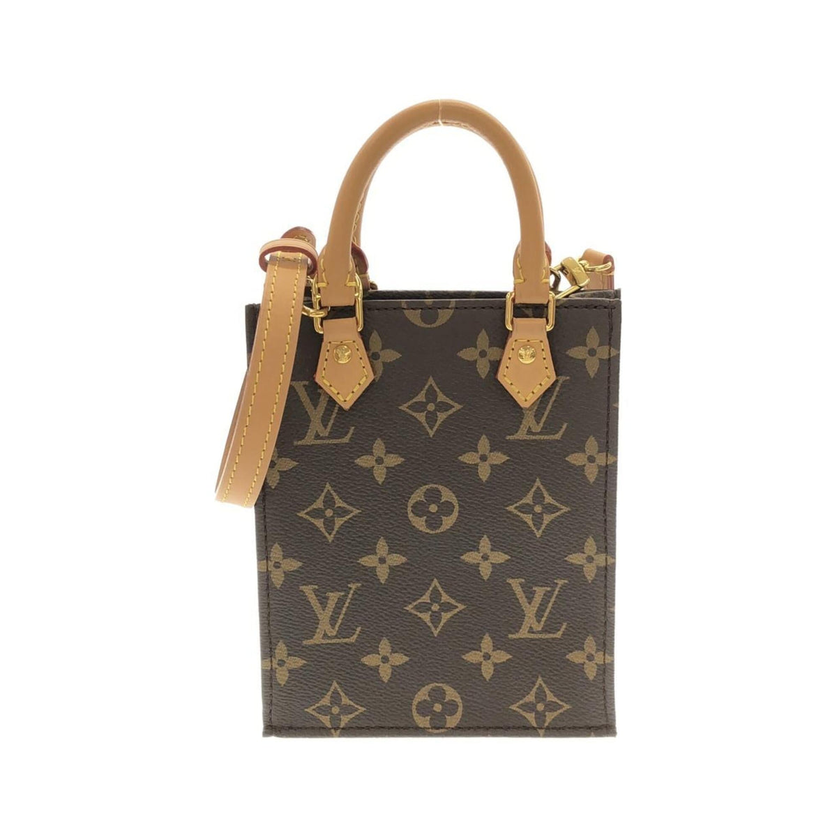 Louis Vuitton Marron Coated Canvas Handbag (Pre-Owned)