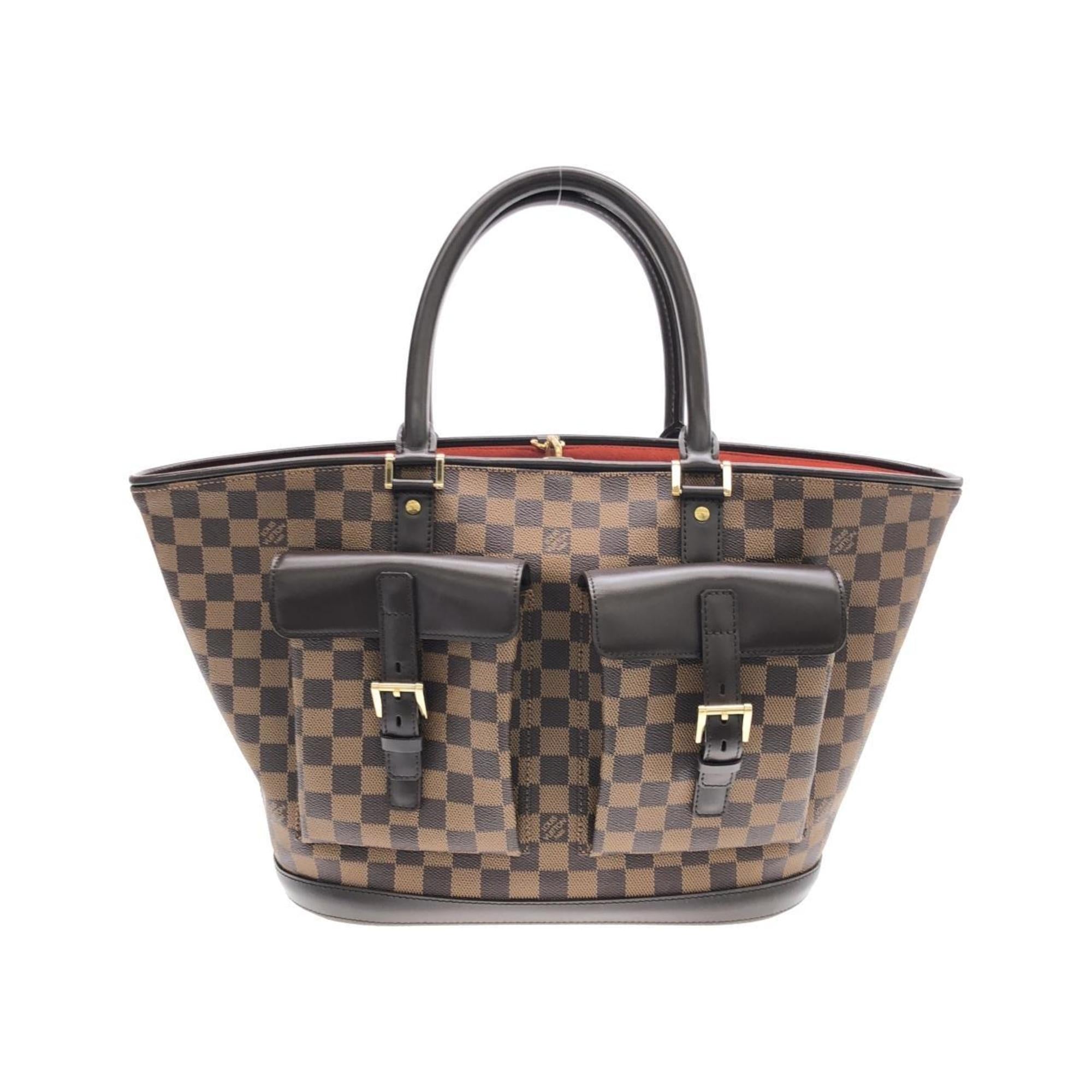 Louis Vuitton Brown Coated Canvas Handbag (Pre-Owned)