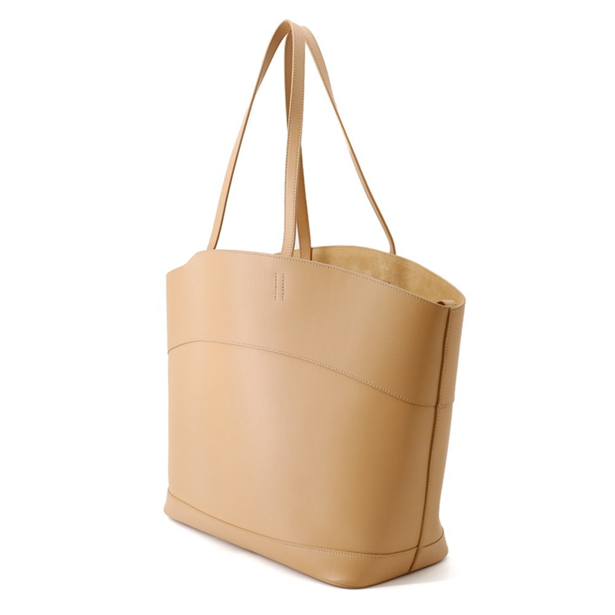 Salvatore Ferragamo Light Camel Leather Tote Bag (Pre-Owned)