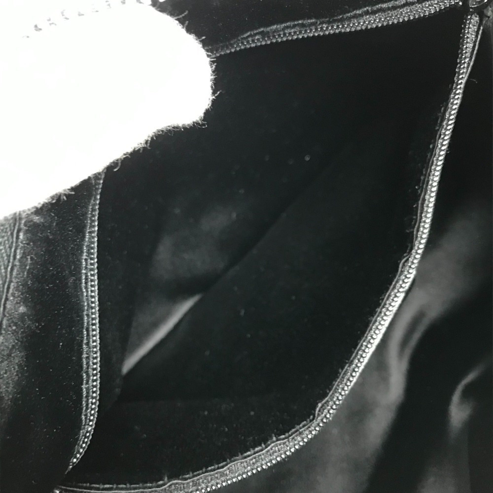 Bvlgari Black Canvas Leather Pochette Shoulder Bag (Pre-Owned)