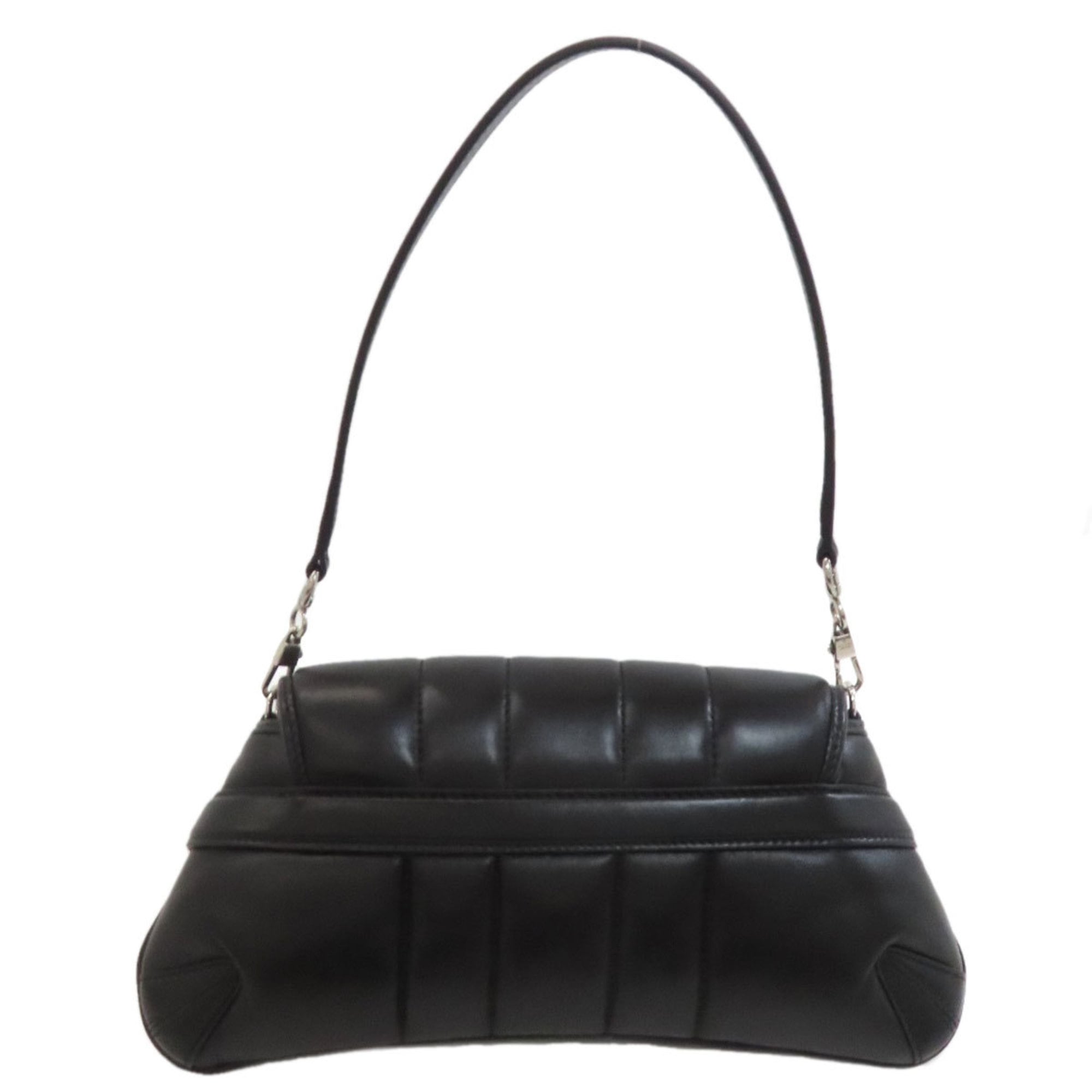 Gucci Horsebit Black Leather Handbag (Pre-Owned)