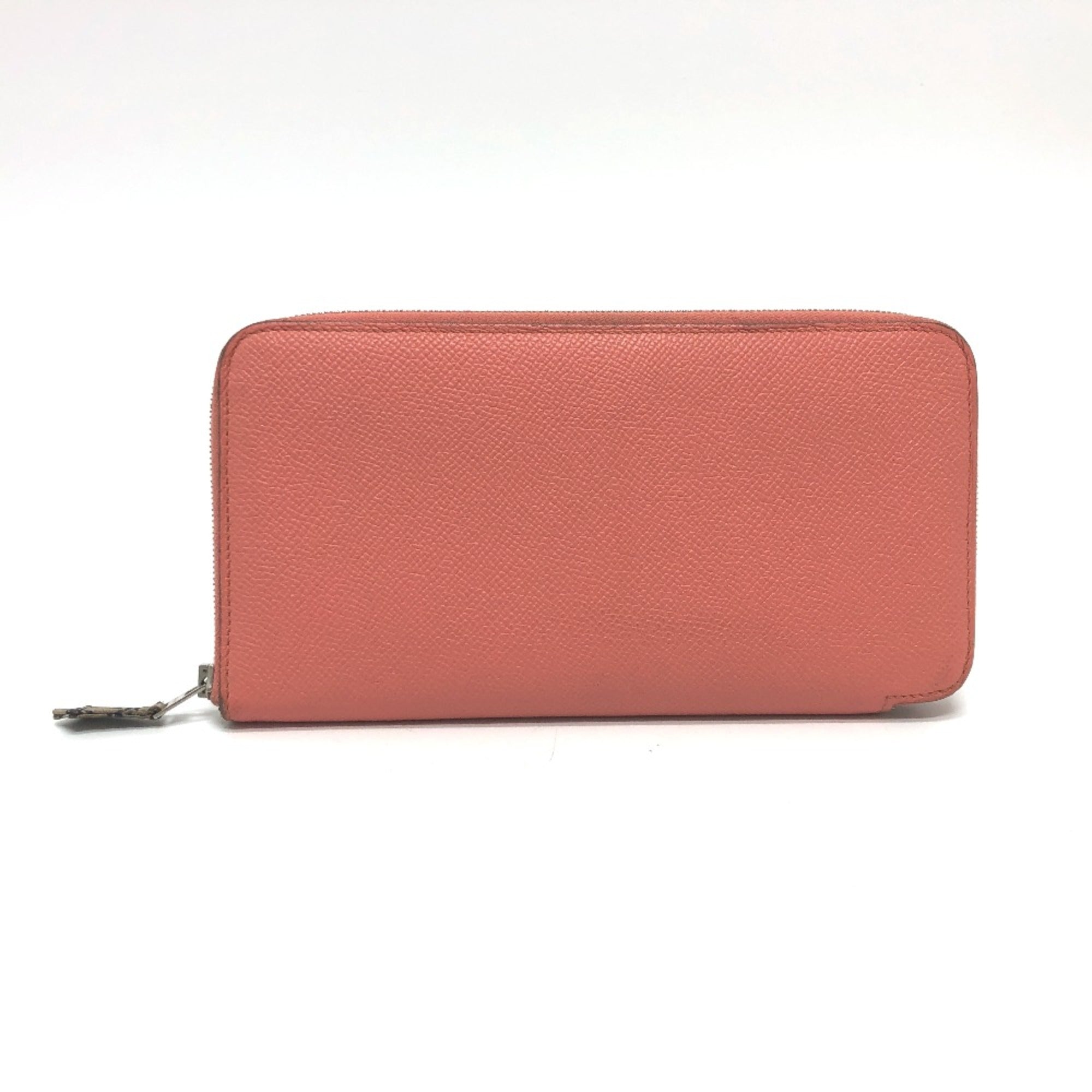 Hermes Pink Leather Long Wallet (Bi-Fold) (Pre-Owned)