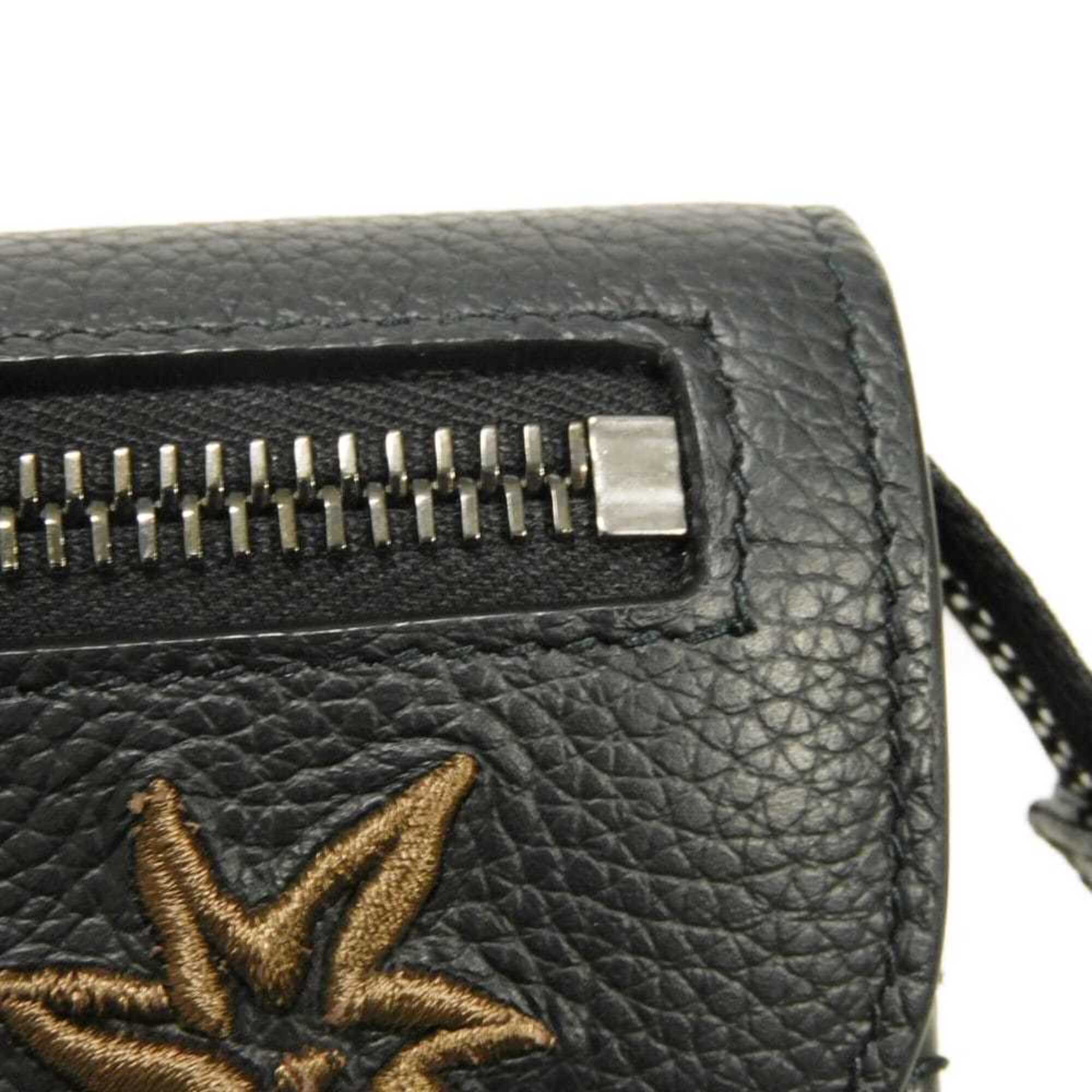 Christian Dior Black Leather Handbag Pouch (Pre-Owned)