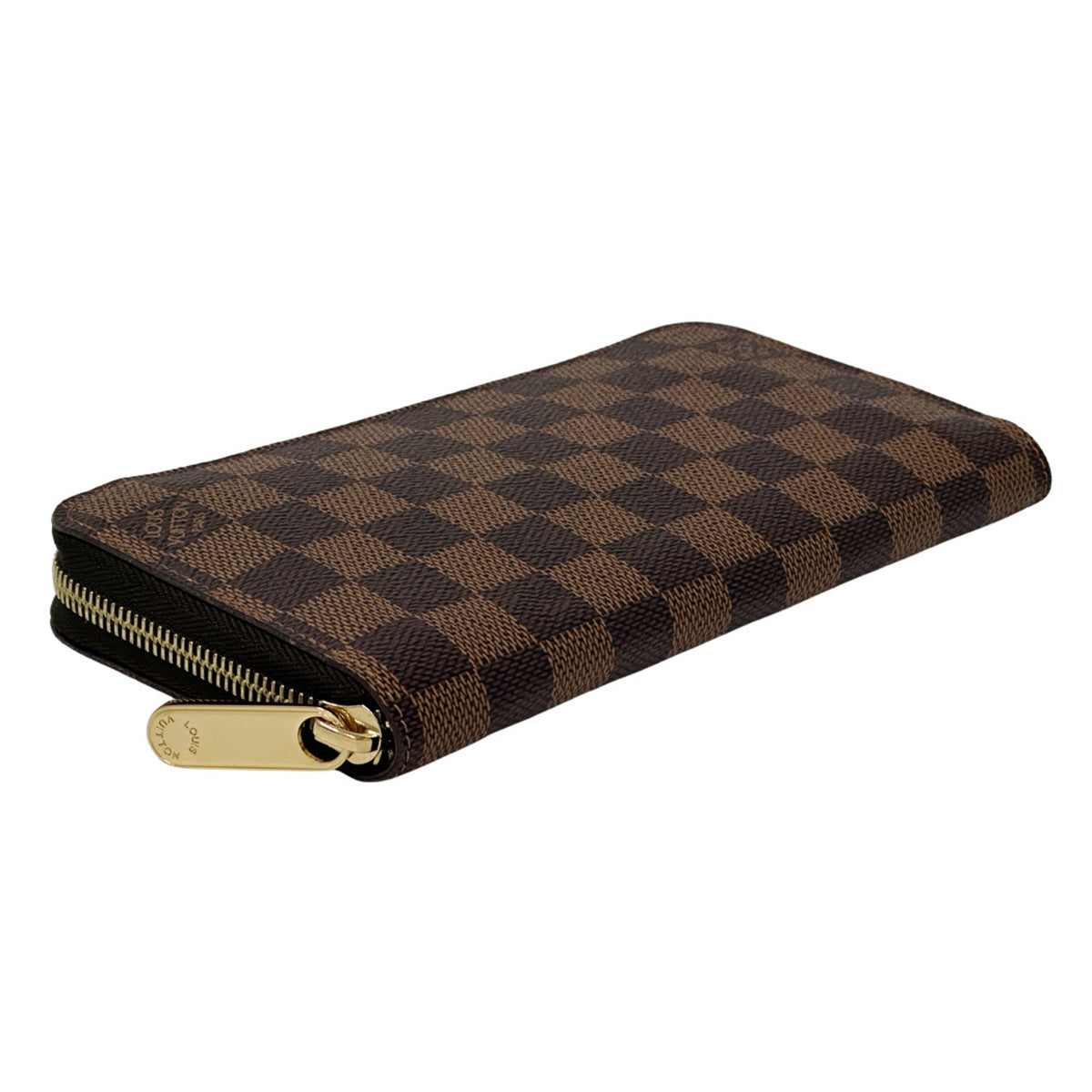 Louis Vuitton Damier Brown Ebene Damier Canvas Long Wallet (Bi-Fold) (Pre-Owned)