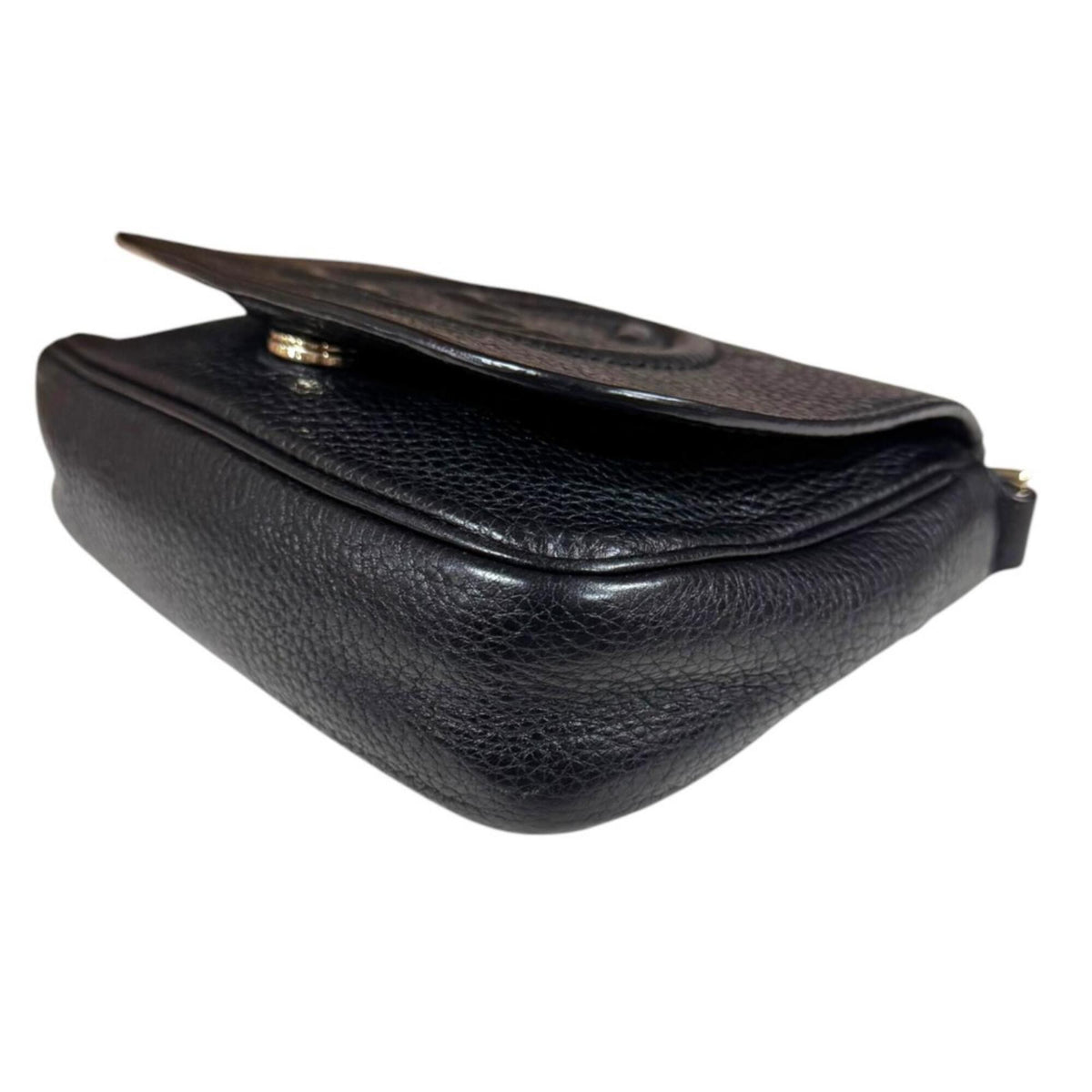 Gucci Black Leather Shoulder Bag (Pre-Owned)