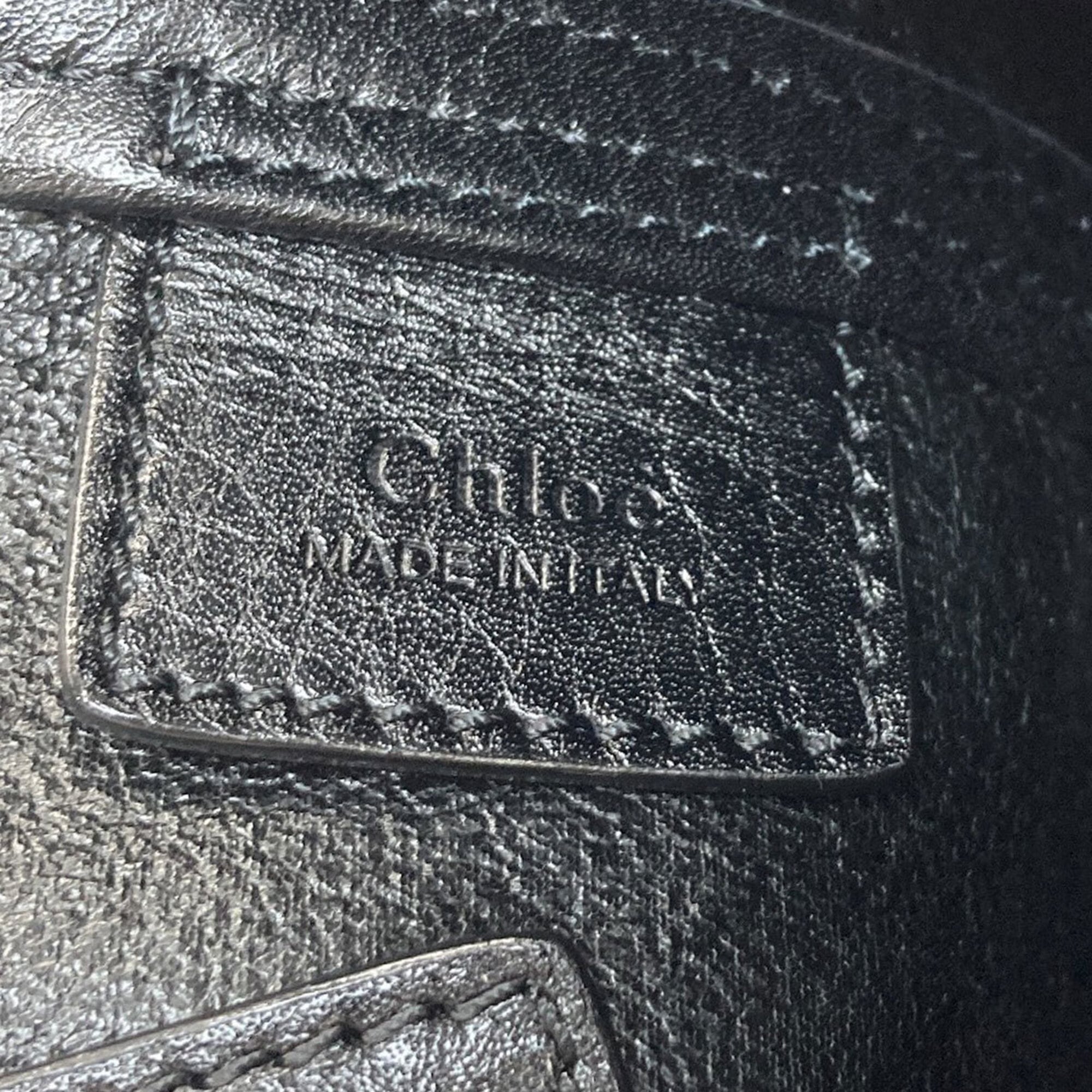 Chloé Black Leather Handbag (Pre-Owned)
