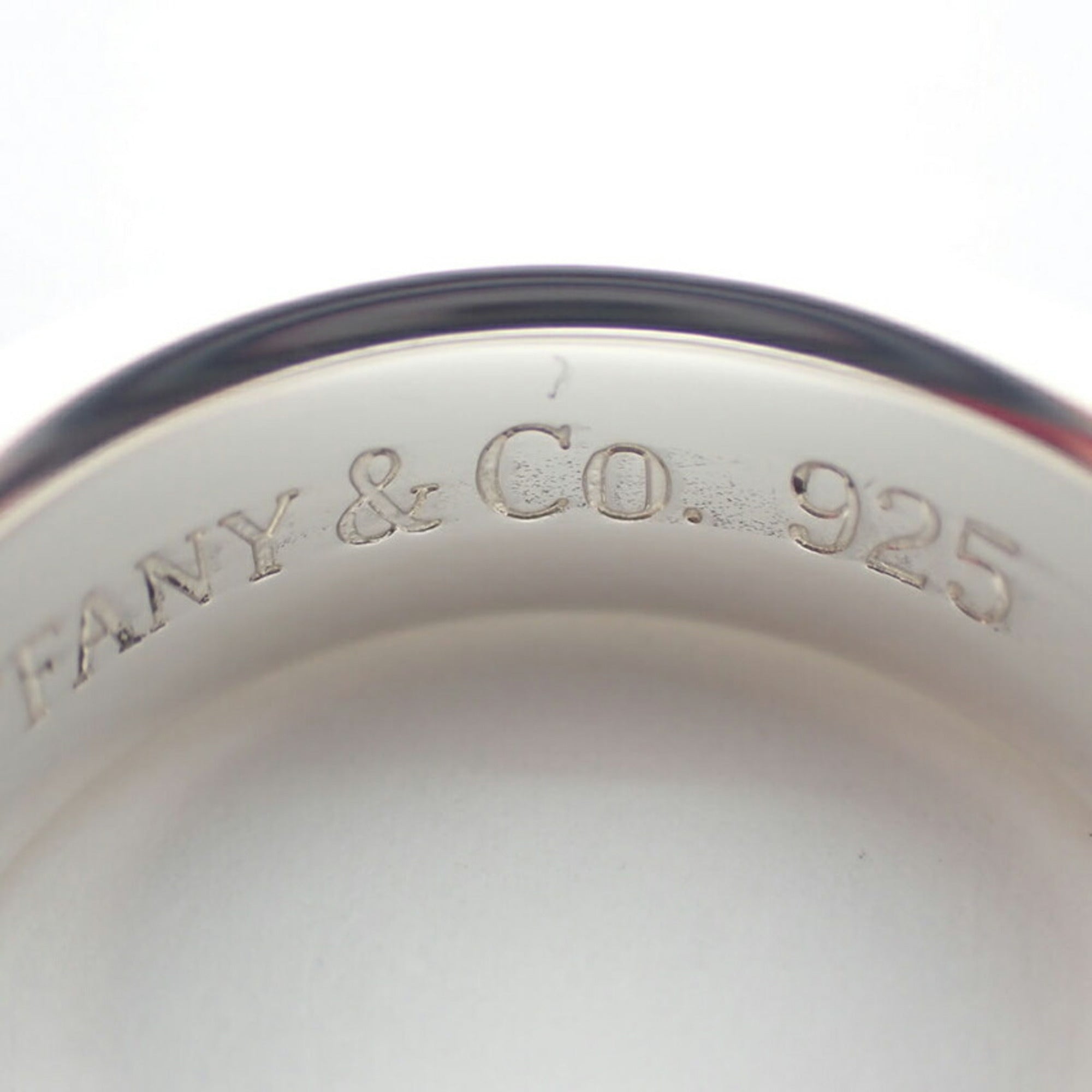 Tiffany Sterling Silver 925 Band Ring (Pre-Owned)