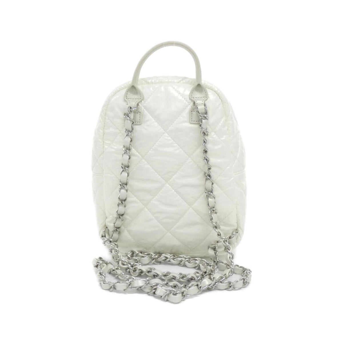 Chanel White Nylon Backpack (Pre-Owned)
