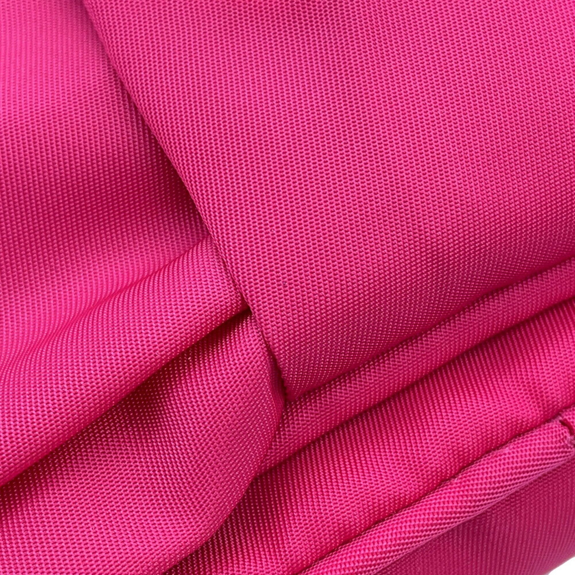 Prada Pink Nylon Leather Shoulder Bag (Pre-Owned)