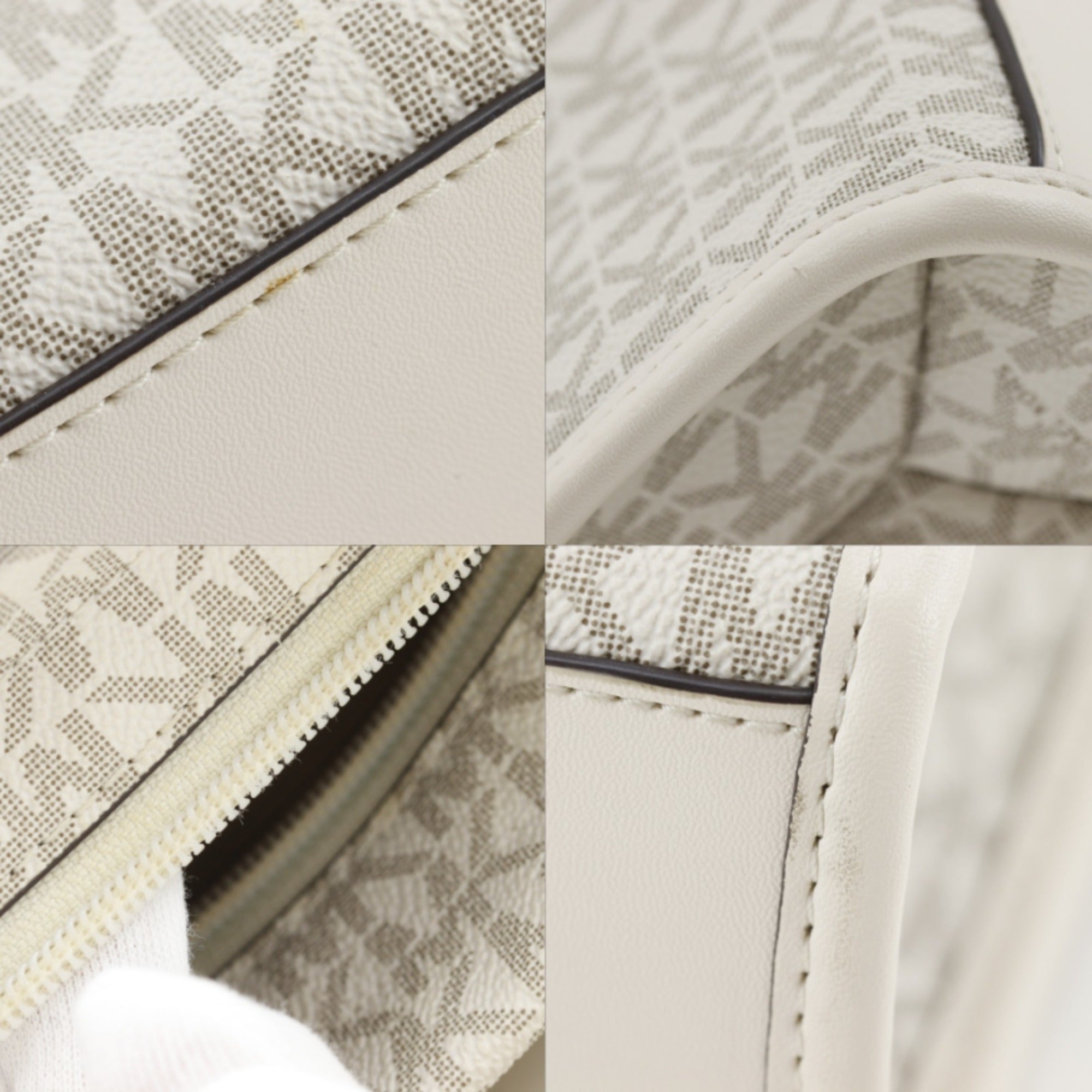 Michael Kors White Pvc Handbag (Pre-Owned)