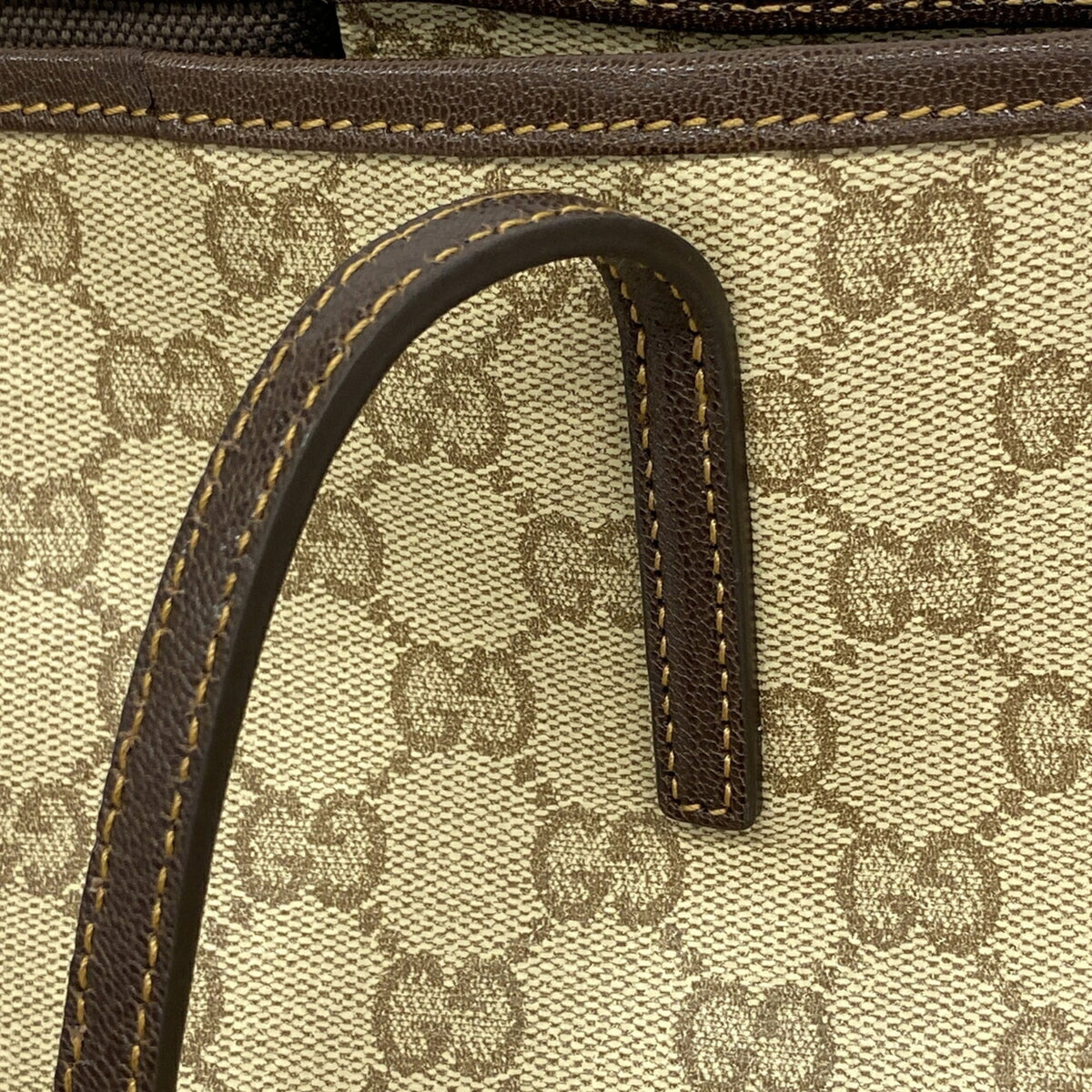 Gucci Brown Pvc Tote Bag (Pre-Owned)
