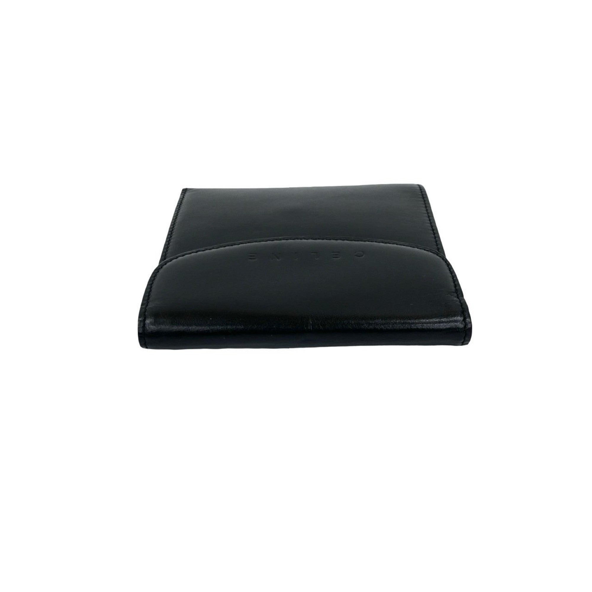 Celine Black Brown Leather Pvc Wallet (Bi-Fold) (Pre-Owned)