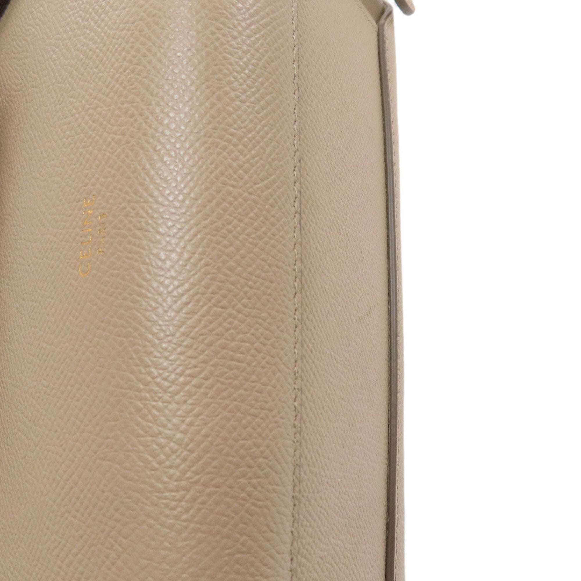 Celine Beige Leather Handbag (Pre-Owned)