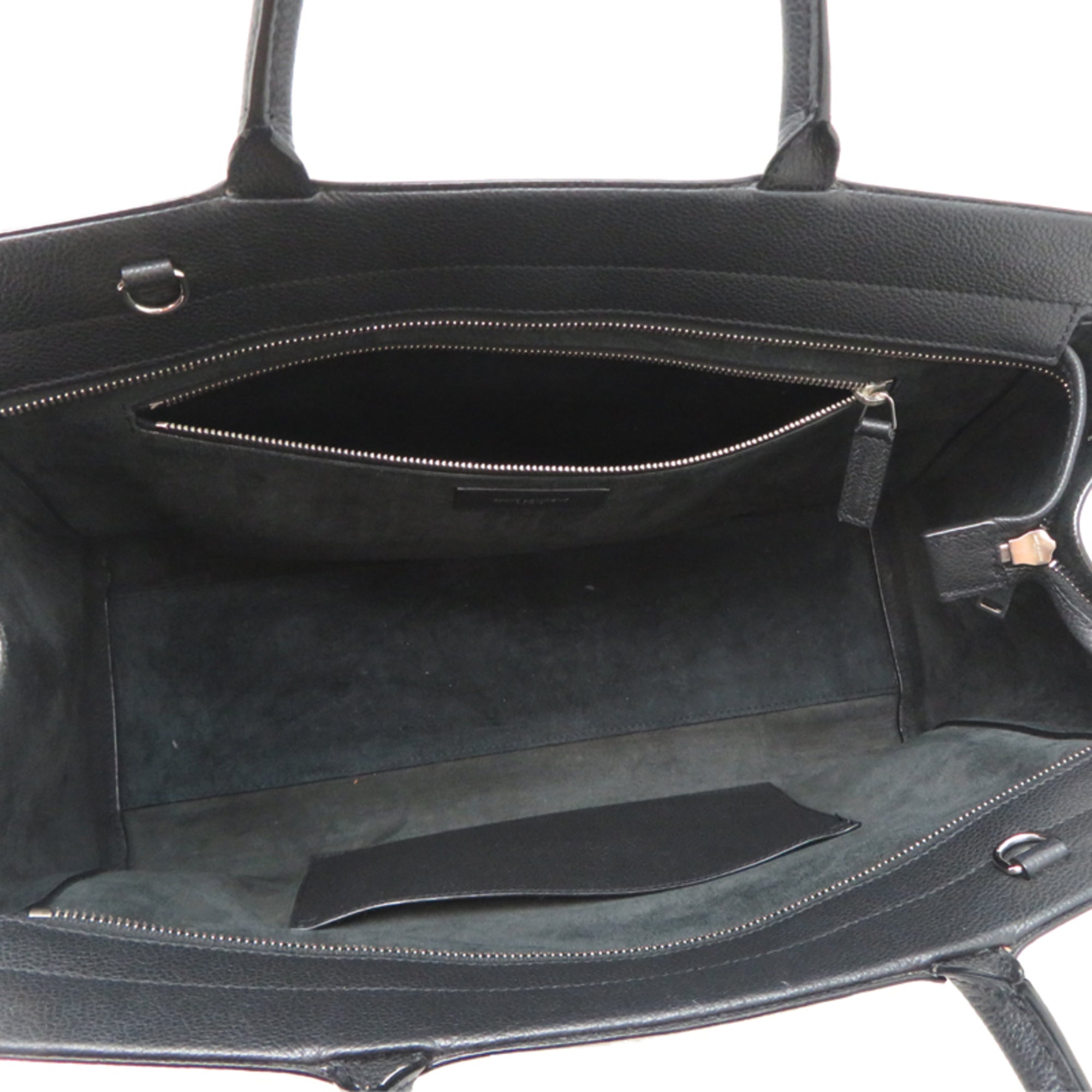 Saint Laurent Black Leather Handbag (Pre-Owned)