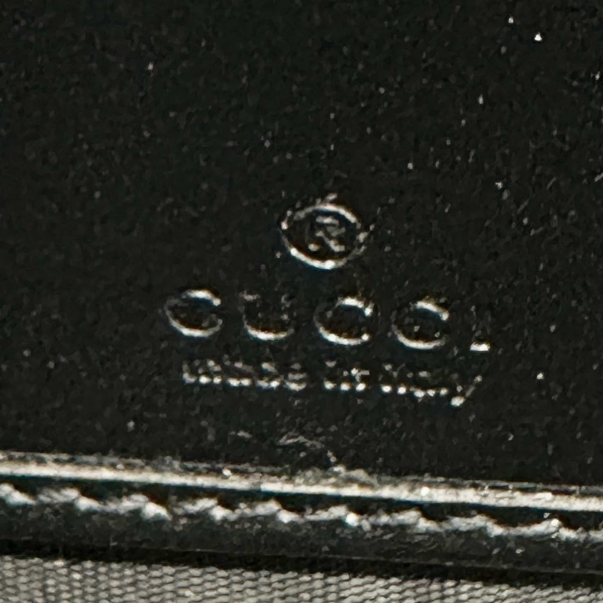 Gucci Black Leather Long Wallet (Bi-Fold) (Pre-Owned)