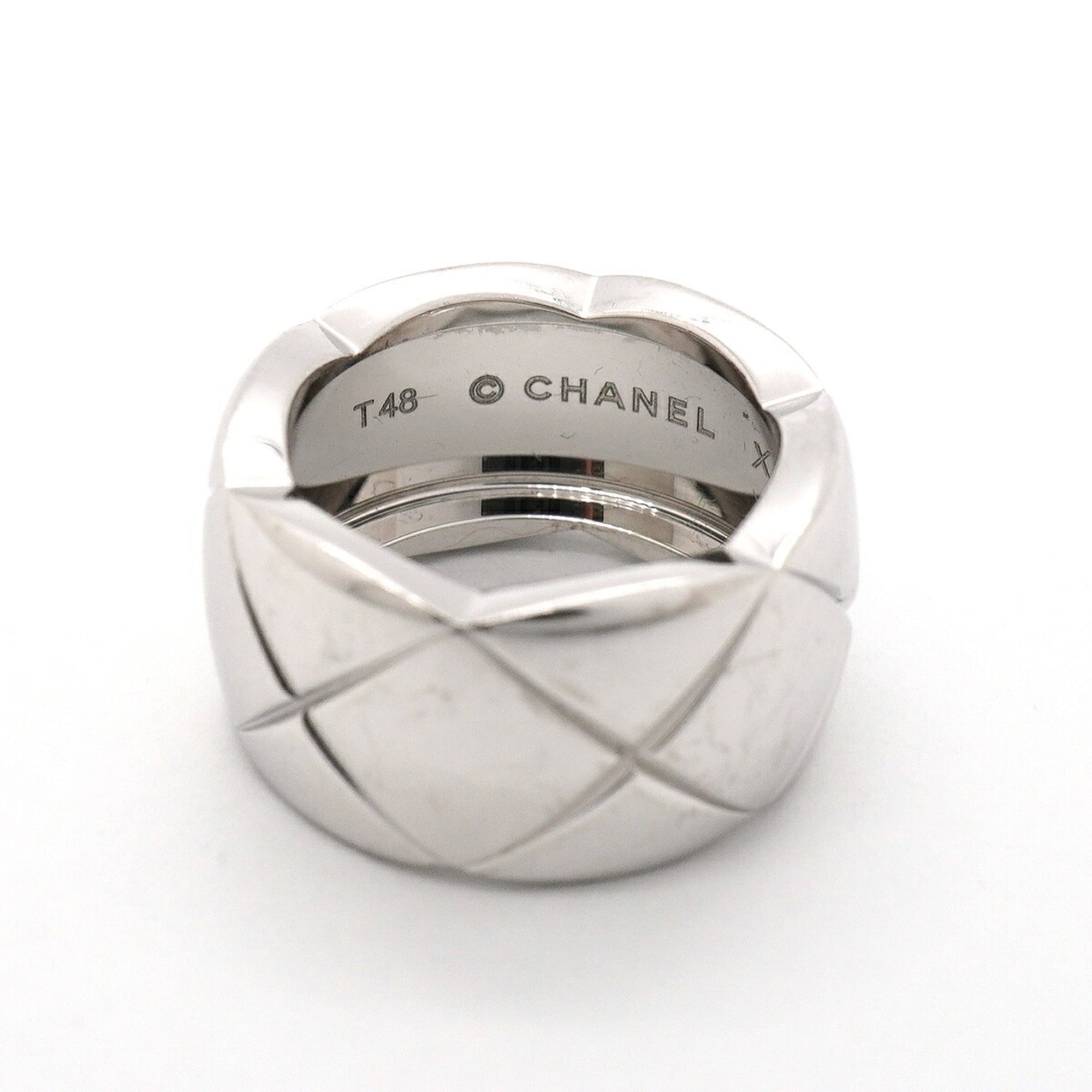 Chanel White Gold (18K) Band Ring (Pre-Owned)