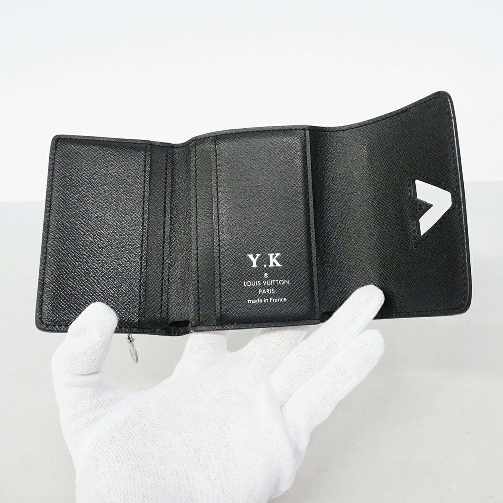Louis Vuitton Noir Wallet (Tri-Fold) (Pre-Owned)