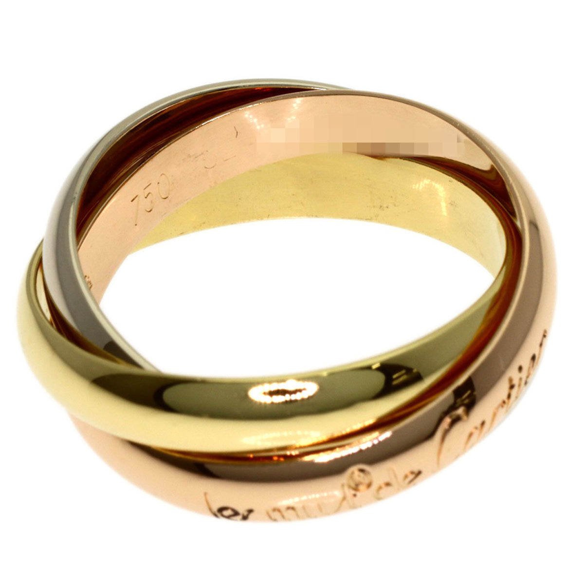 Cartier Trinity Yellow Gold (18K) Pink Gold (18K) White Gold (18K) Band Ring (Pre-Owned)