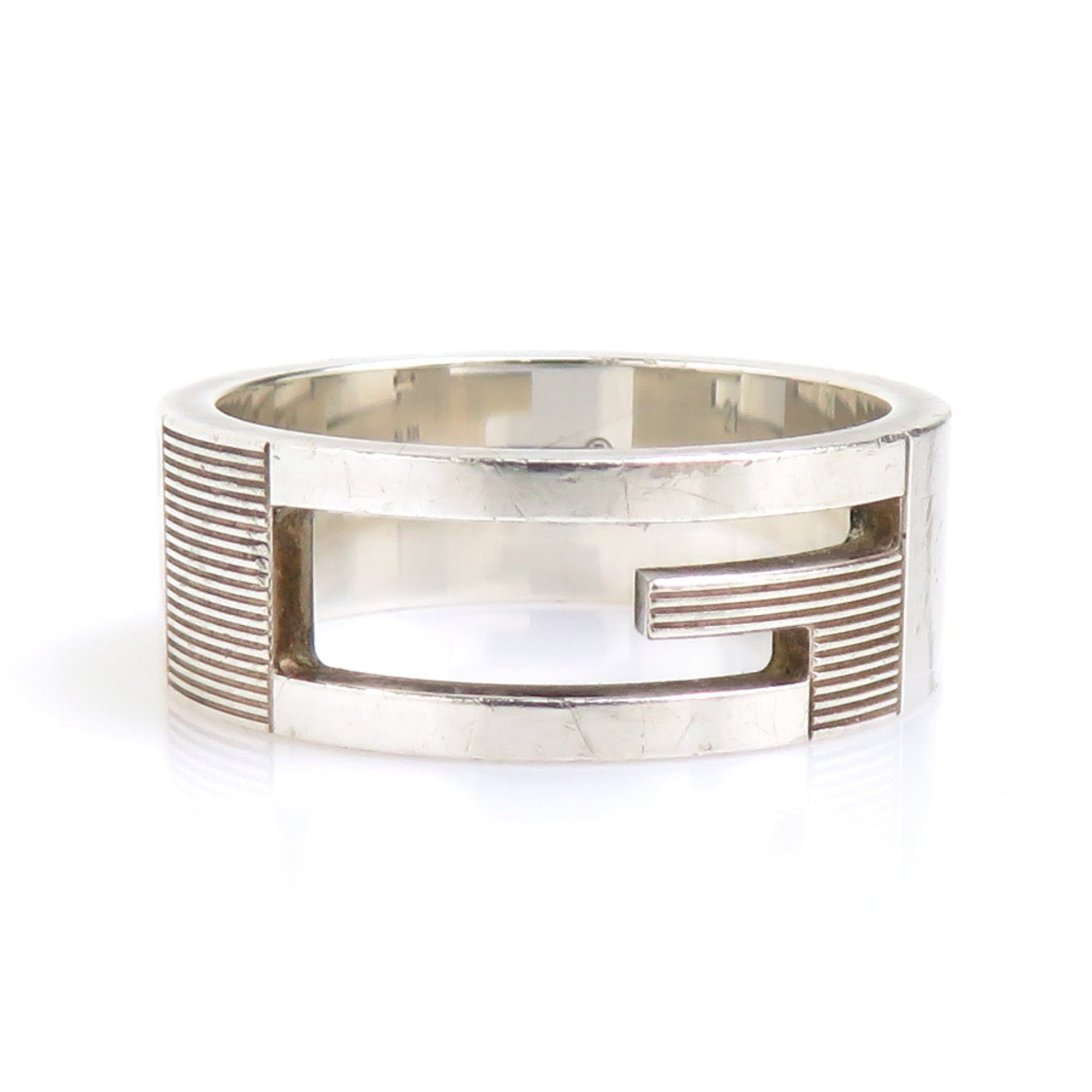 Gucci Silver Silver 925 Band Ring (Pre-Owned)