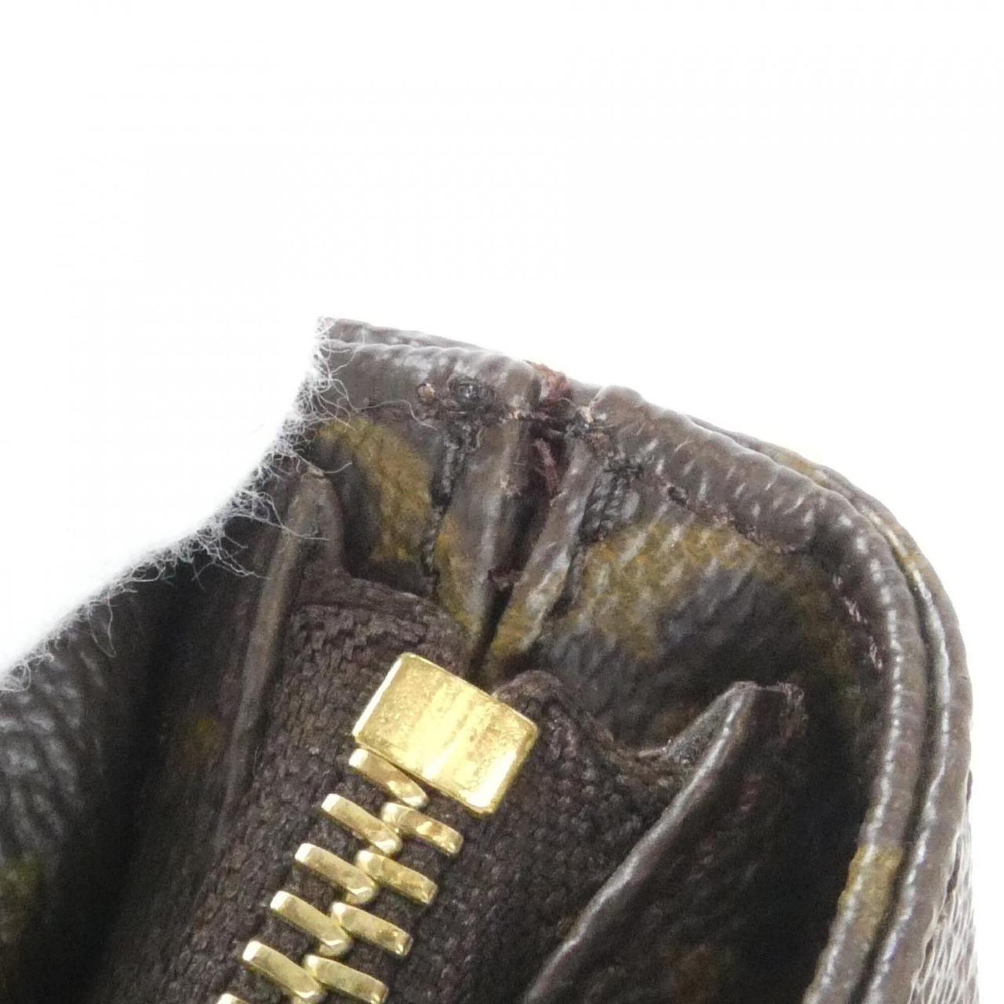 Louis Vuitton Brown Coated Canvas Handbag (Pre-Owned)
