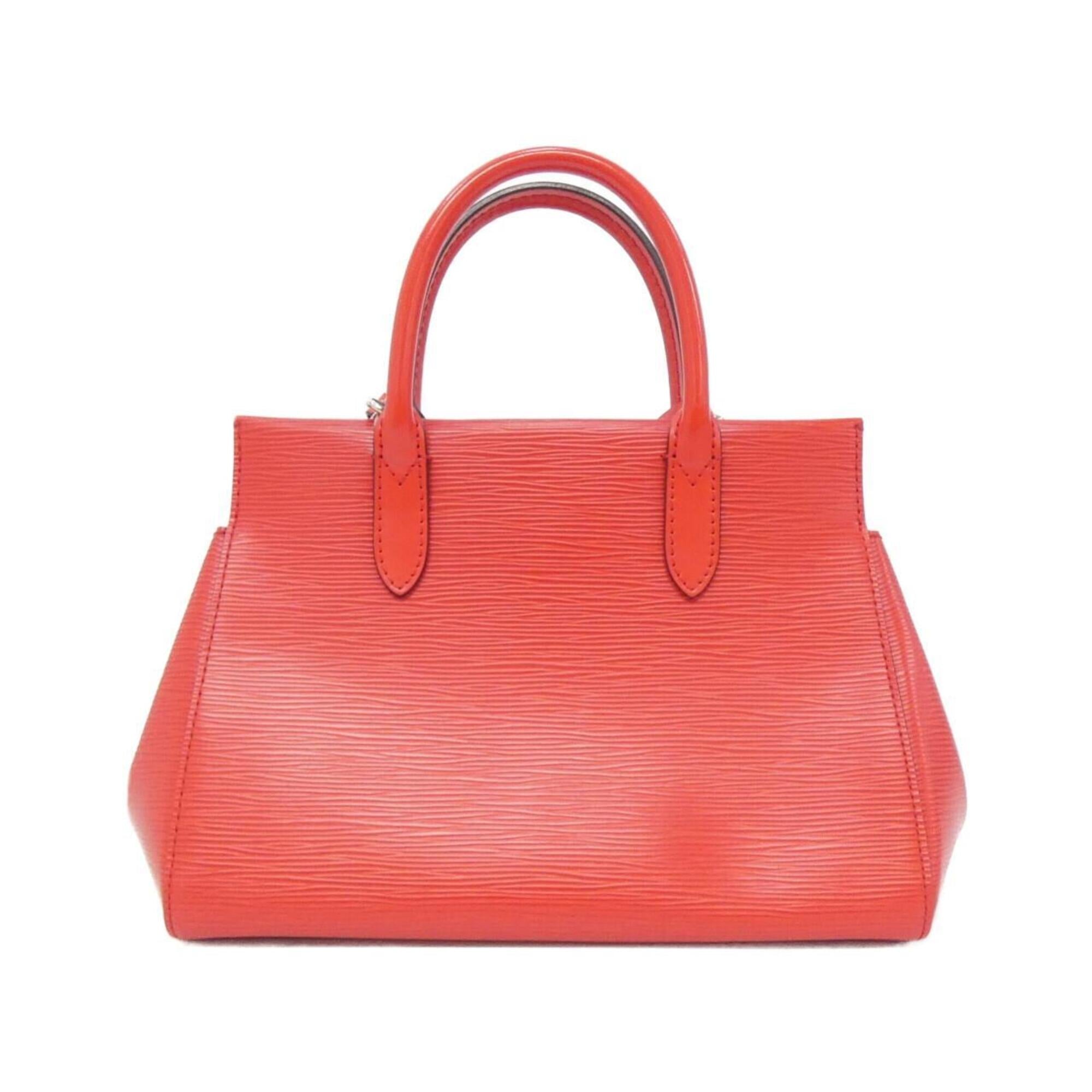Louis Vuitton Coquelicots Red Color Leather Handbag (Pre-Owned)