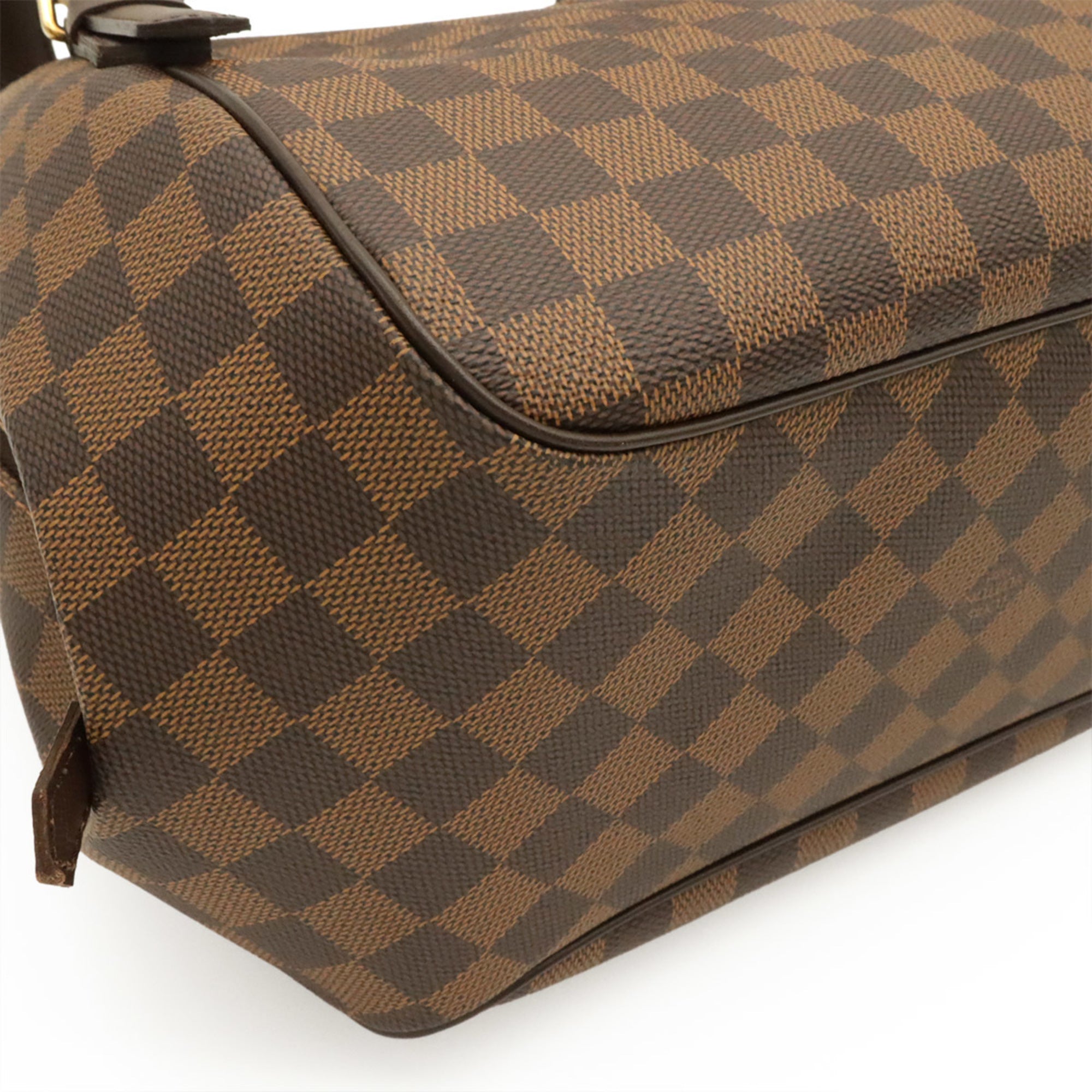 Louis Vuitton Brown Damier Canvas Pvc Shoulder Bag Tote Bag (Pre-Owned)