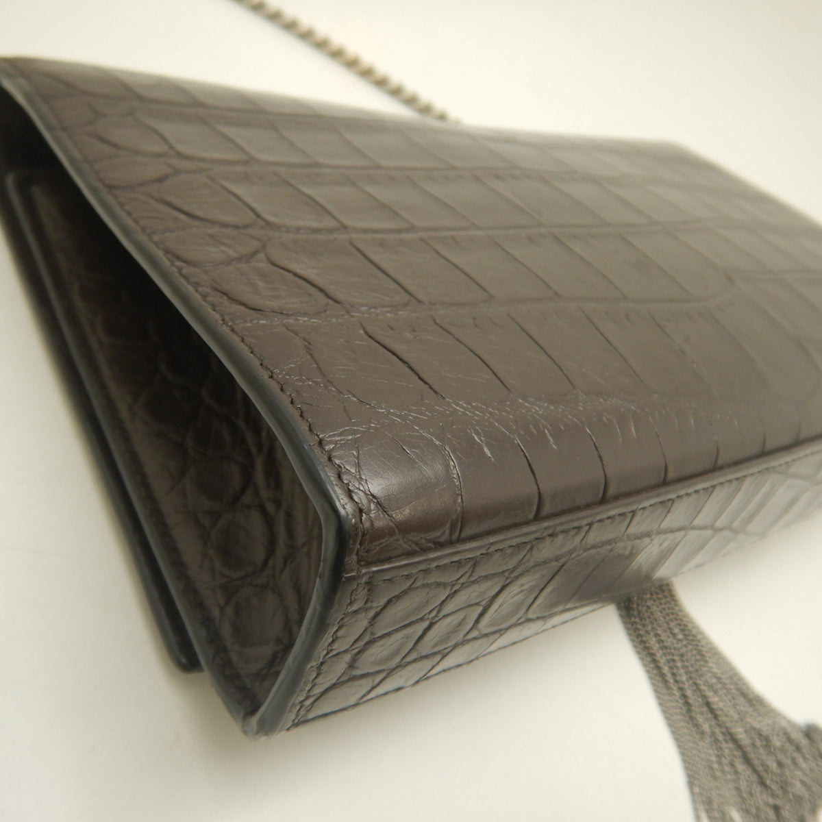 Yves Saint Laurent Brown Leather Shoulder Bag (Pre-Owned)
