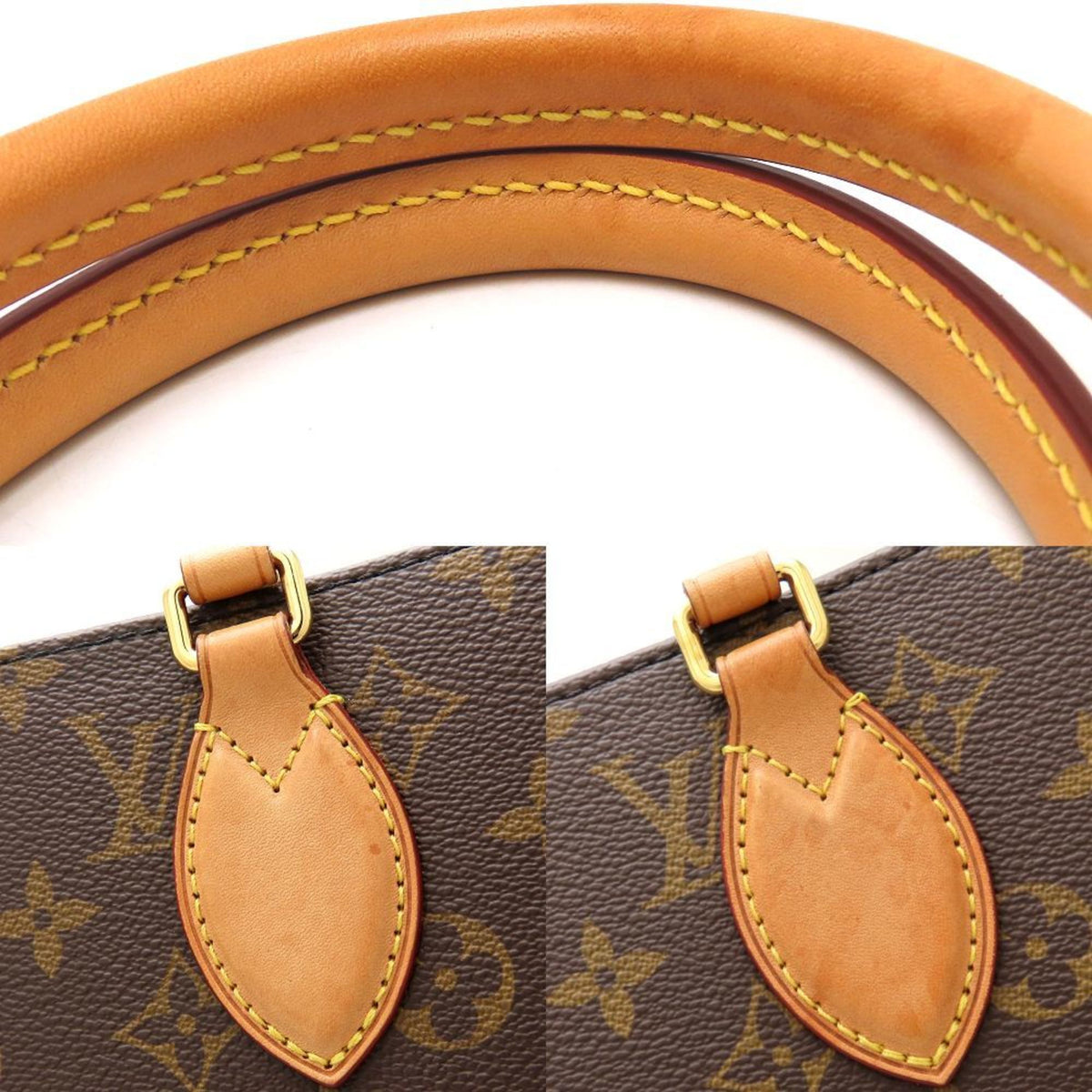 Louis Vuitton Monogram Brown Canvas Tote Bag (Pre-Owned)