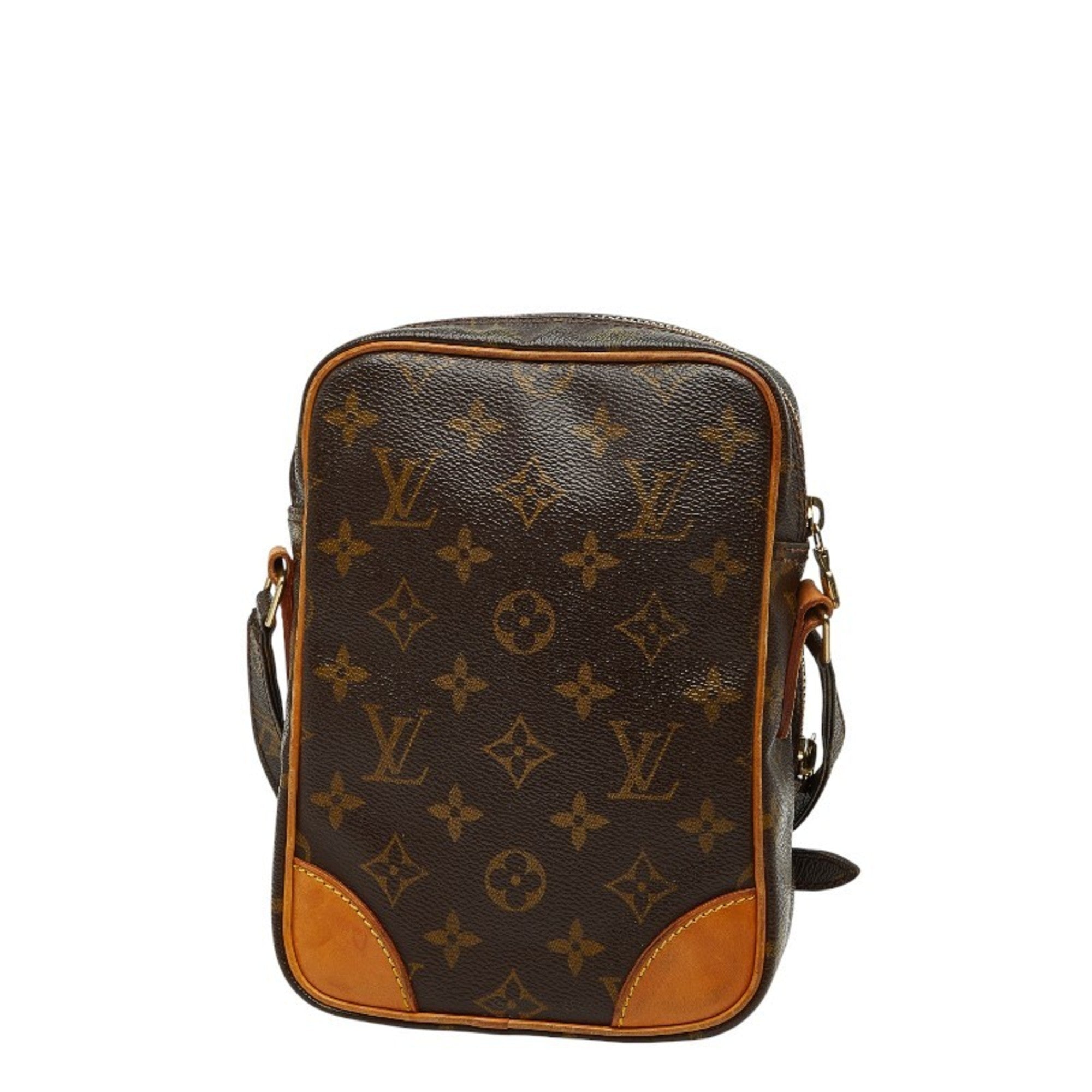 Louis Vuitton Brown Pvc Leather Shoulder Bag (Pre-Owned)