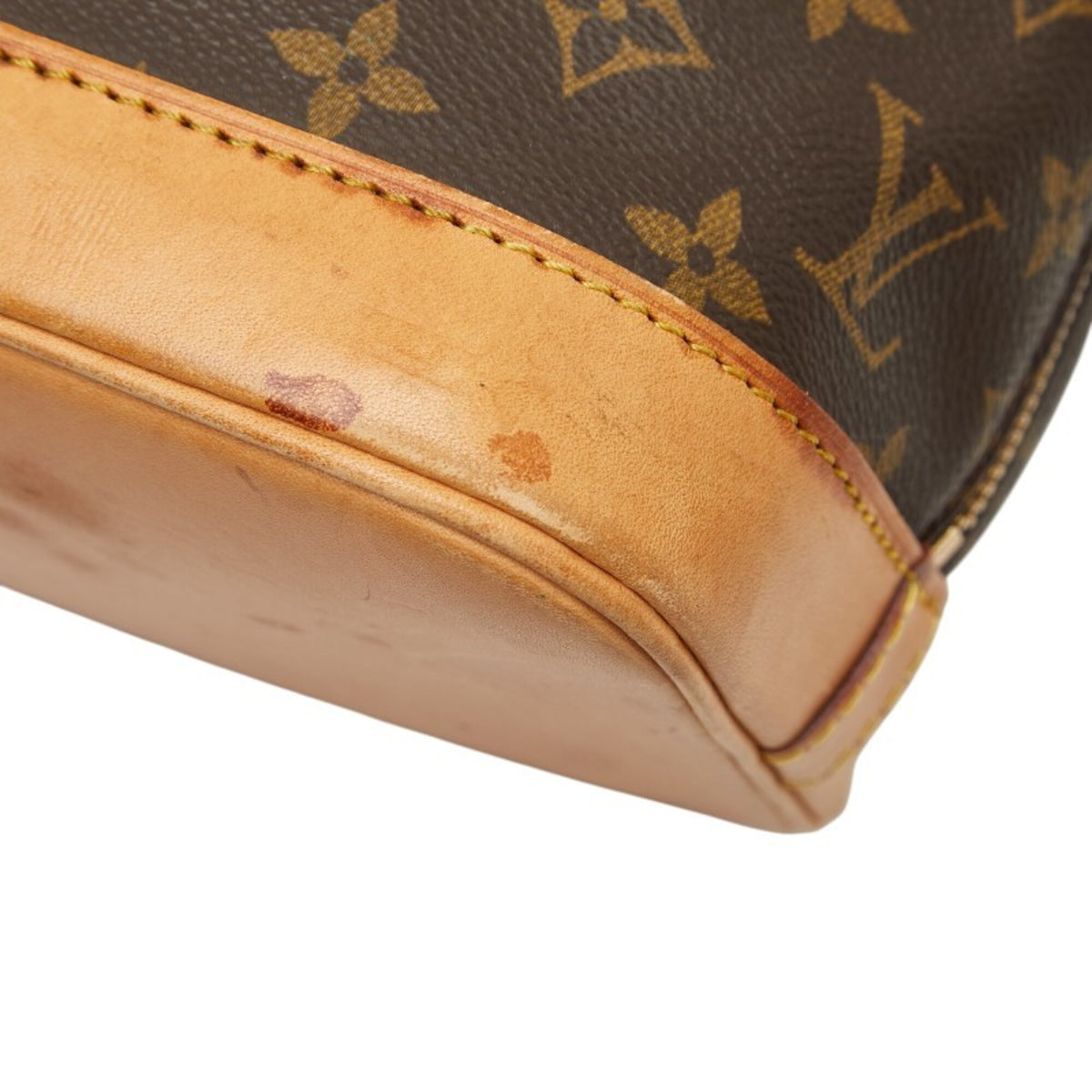 Louis Vuitton Brown Pvc Leather Handbag (Pre-Owned)