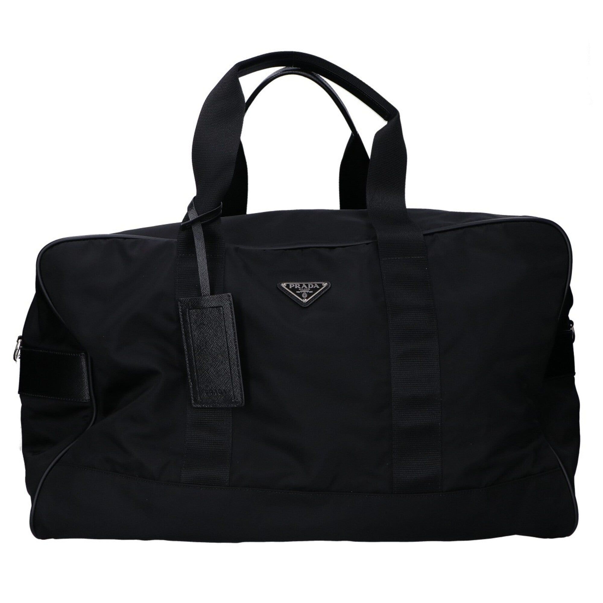 Prada Black Nylon Boston Bag (Pre-Owned)