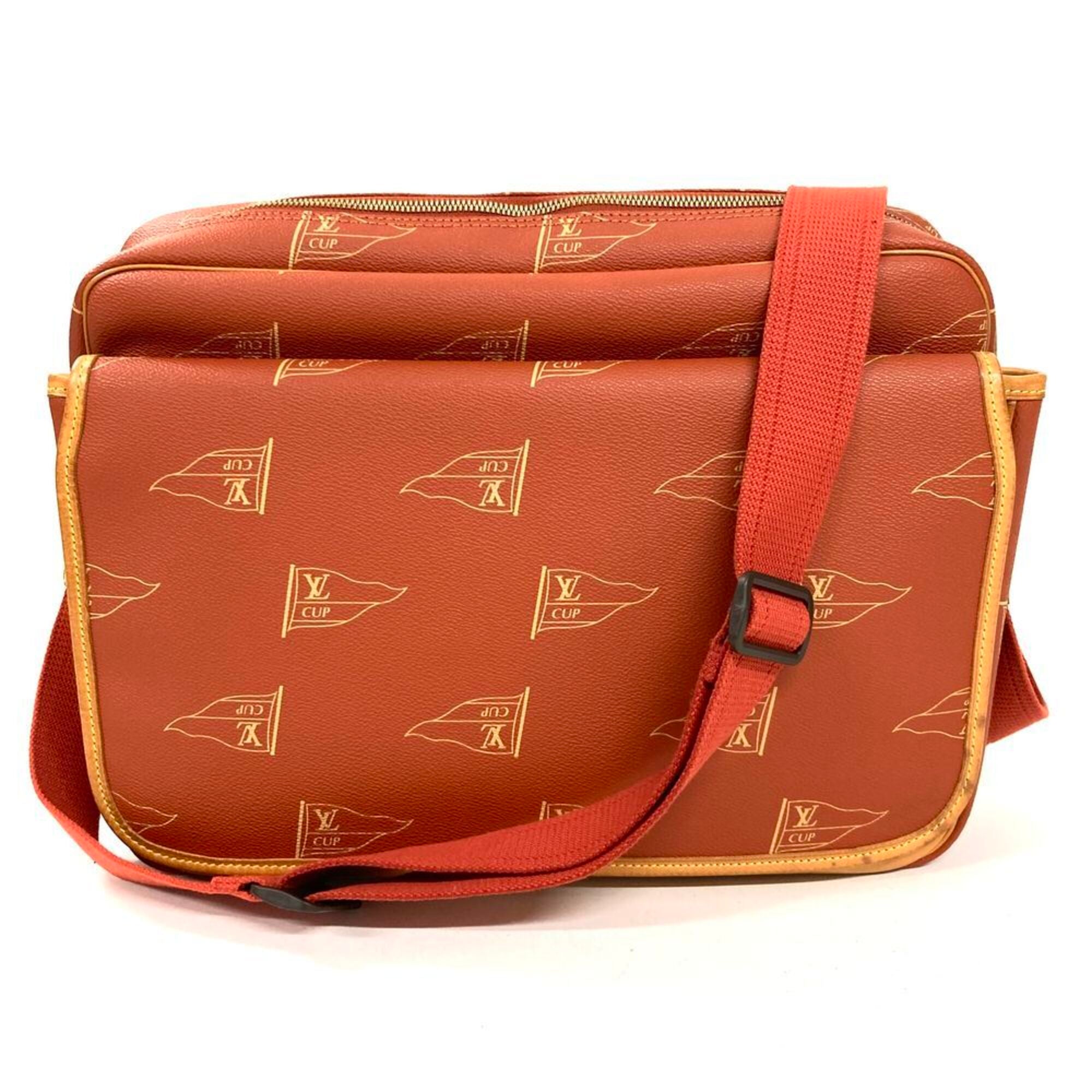 Louis Vuitton Brown Pvc Shoulder Bag (Pre-Owned)